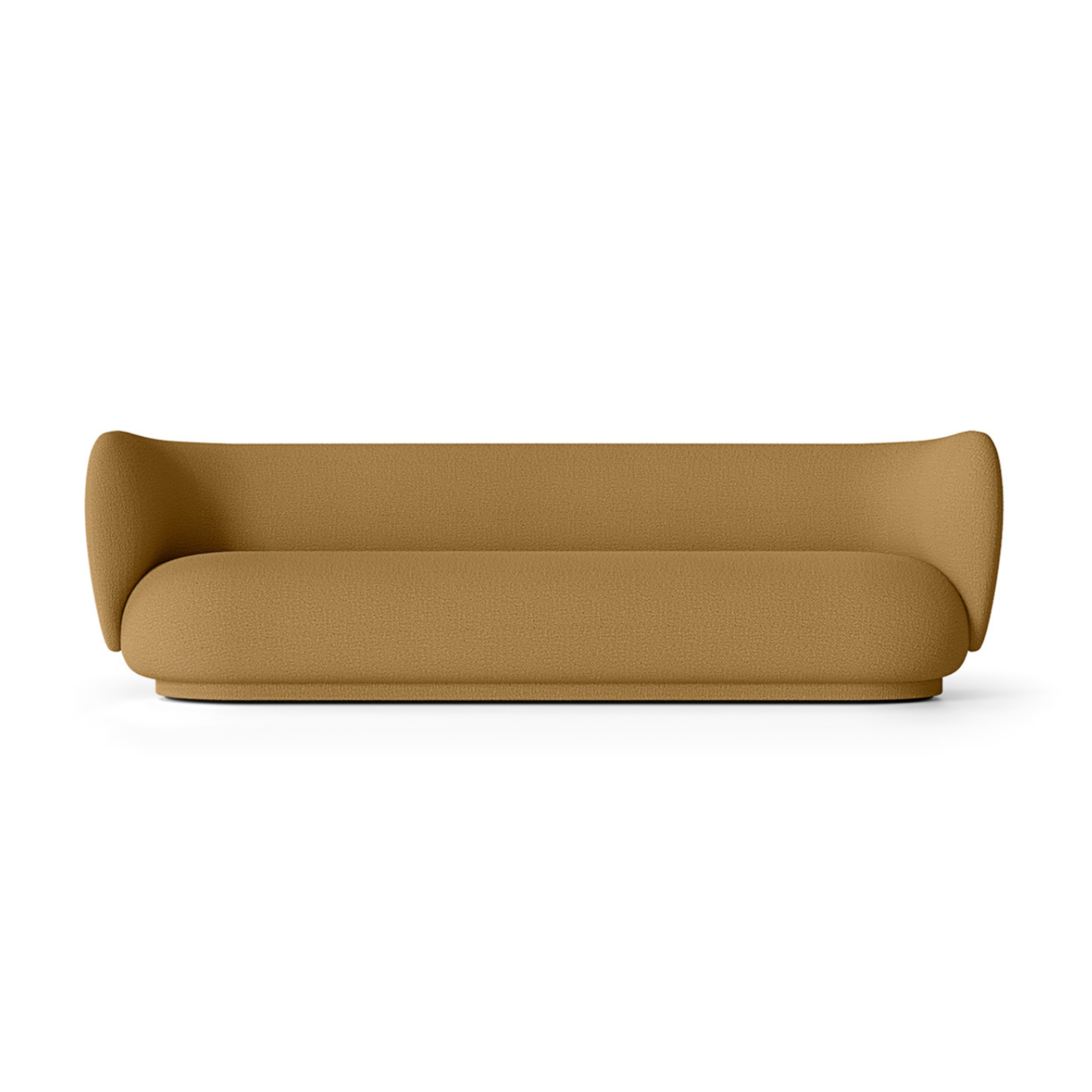 4-Sitzer-Sofa Rico Wool Bouclé Karamell