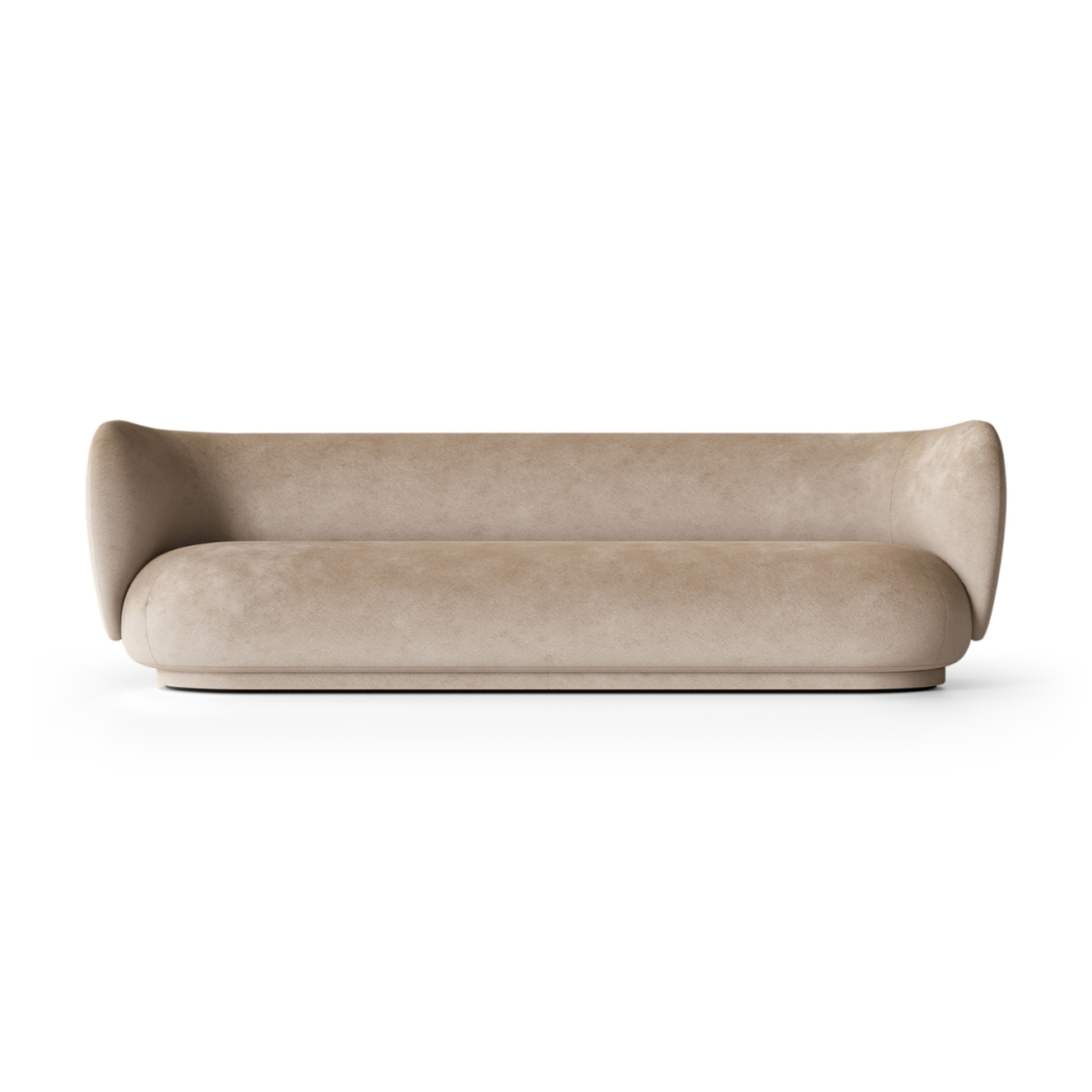 Rico verblasste Velvet Sand 4-Personen-Sofa