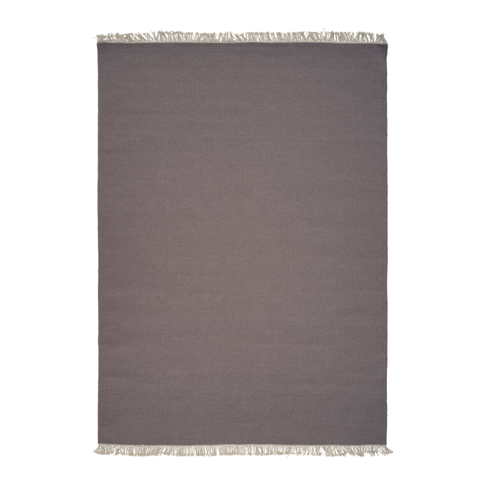 Rainbow heather rug brown
