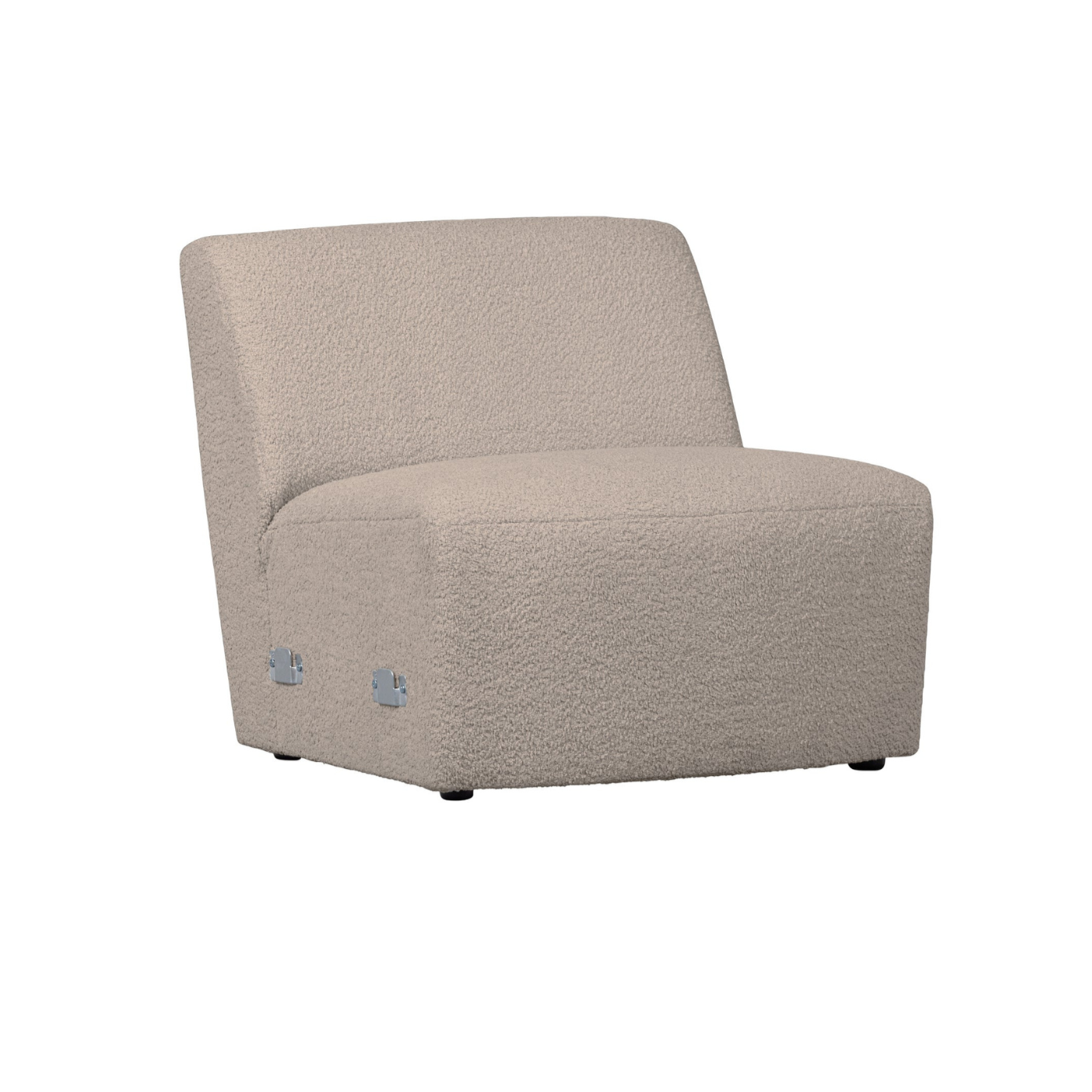 Modulares Sofa COCO - sandfarbener Boucle-Element