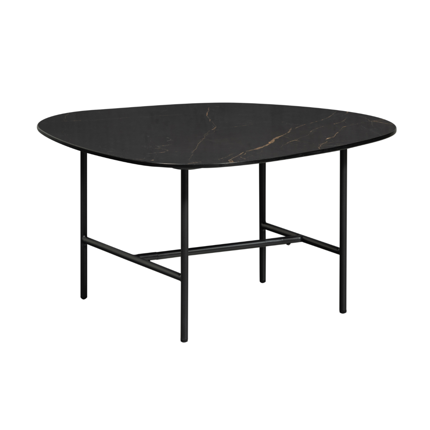 Vajen Couchtisch schwarzes glasiertes Porzellan