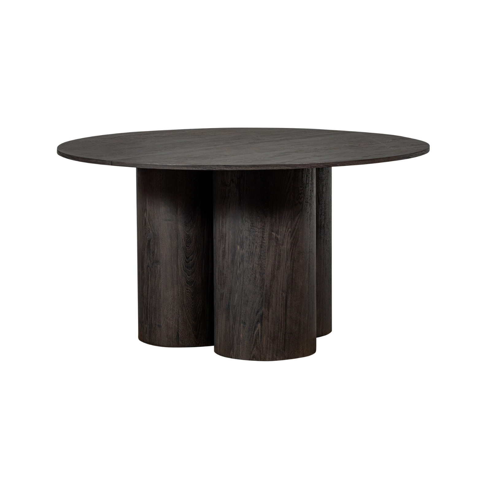 Oona Round Tisch dunkelbraun
