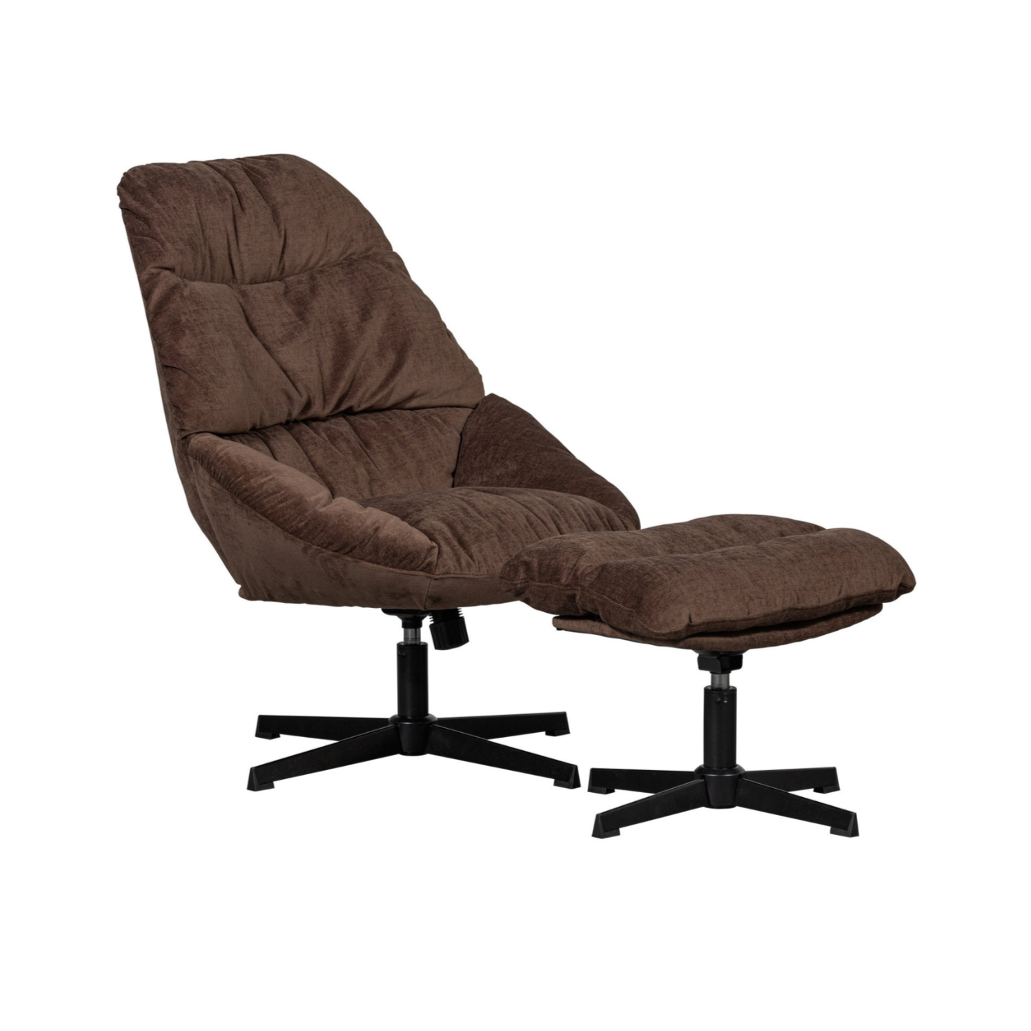 Armchair with a jaro coffee footrest