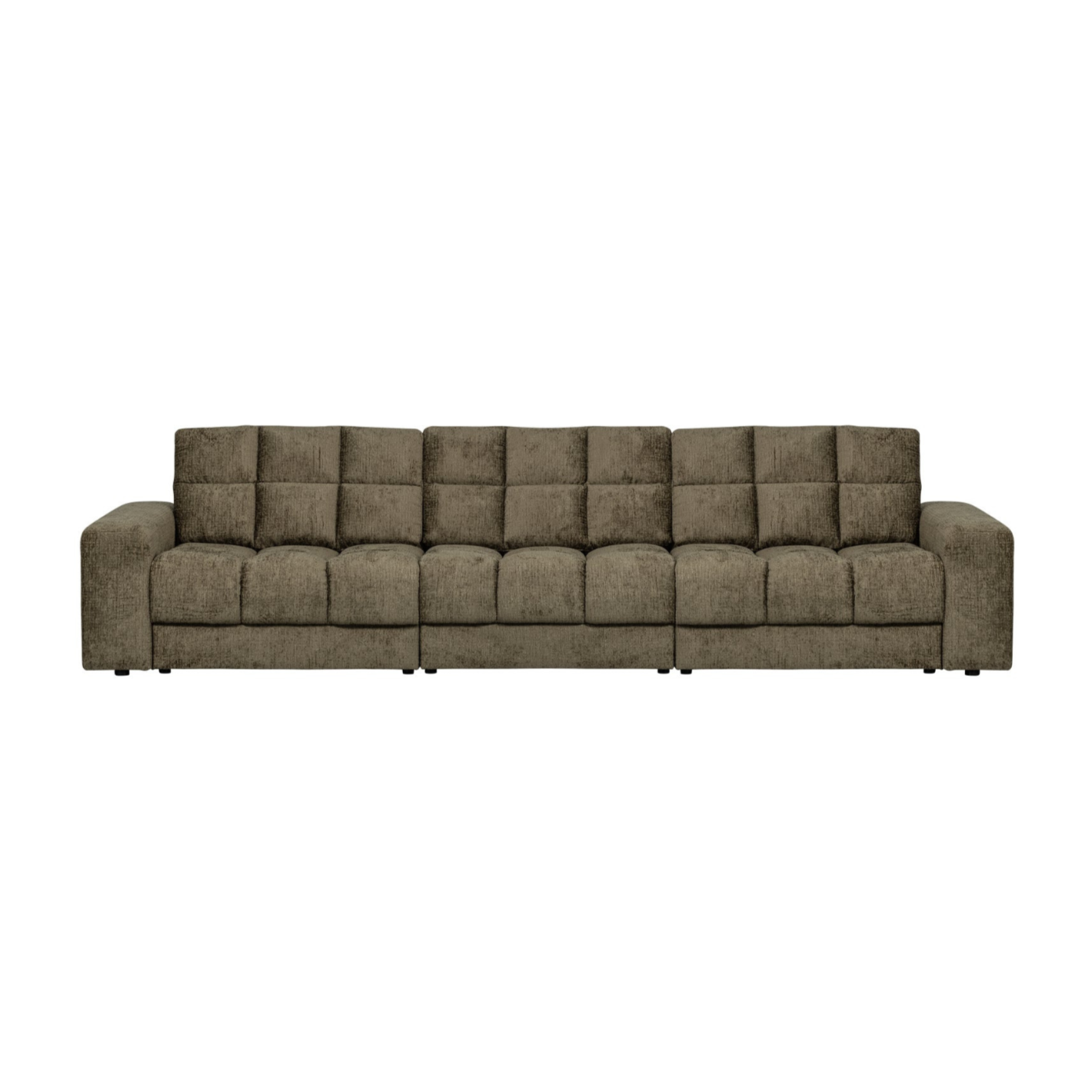 Second Date 3 -person sofa - velvet bonsai