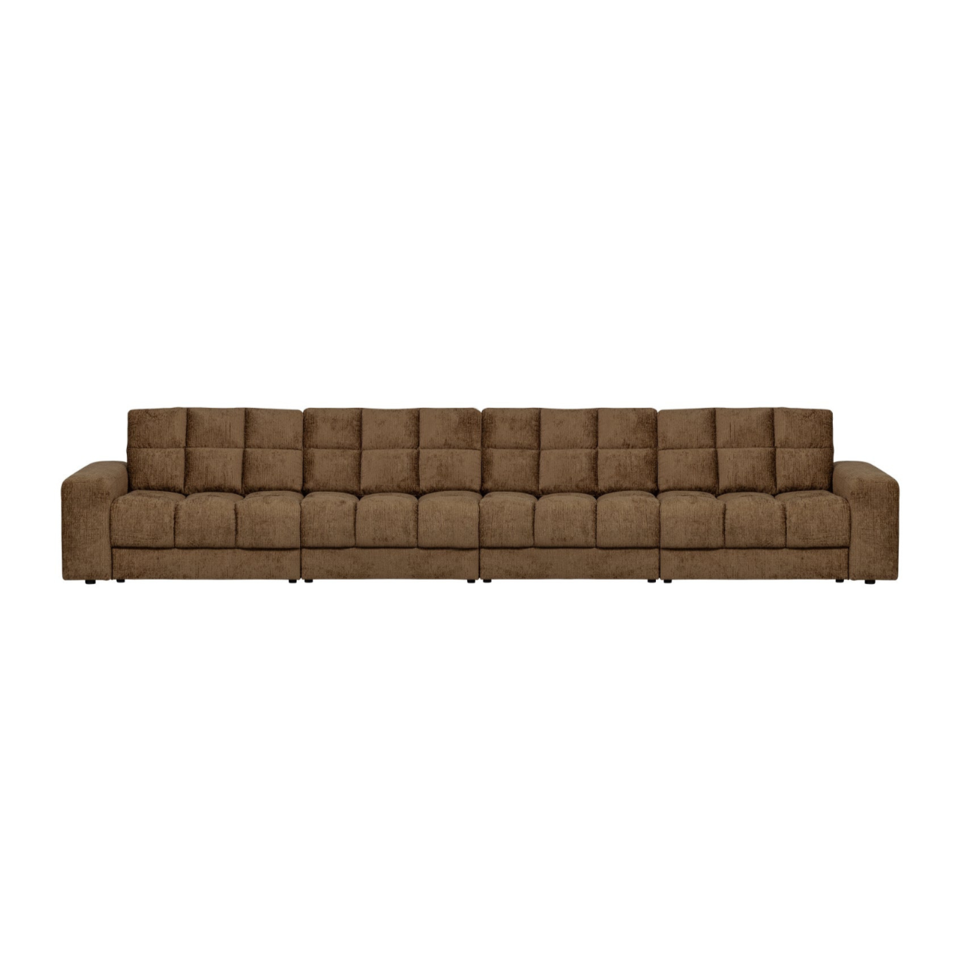 4 -seerer Sofa zweites Date - Messing samtig
