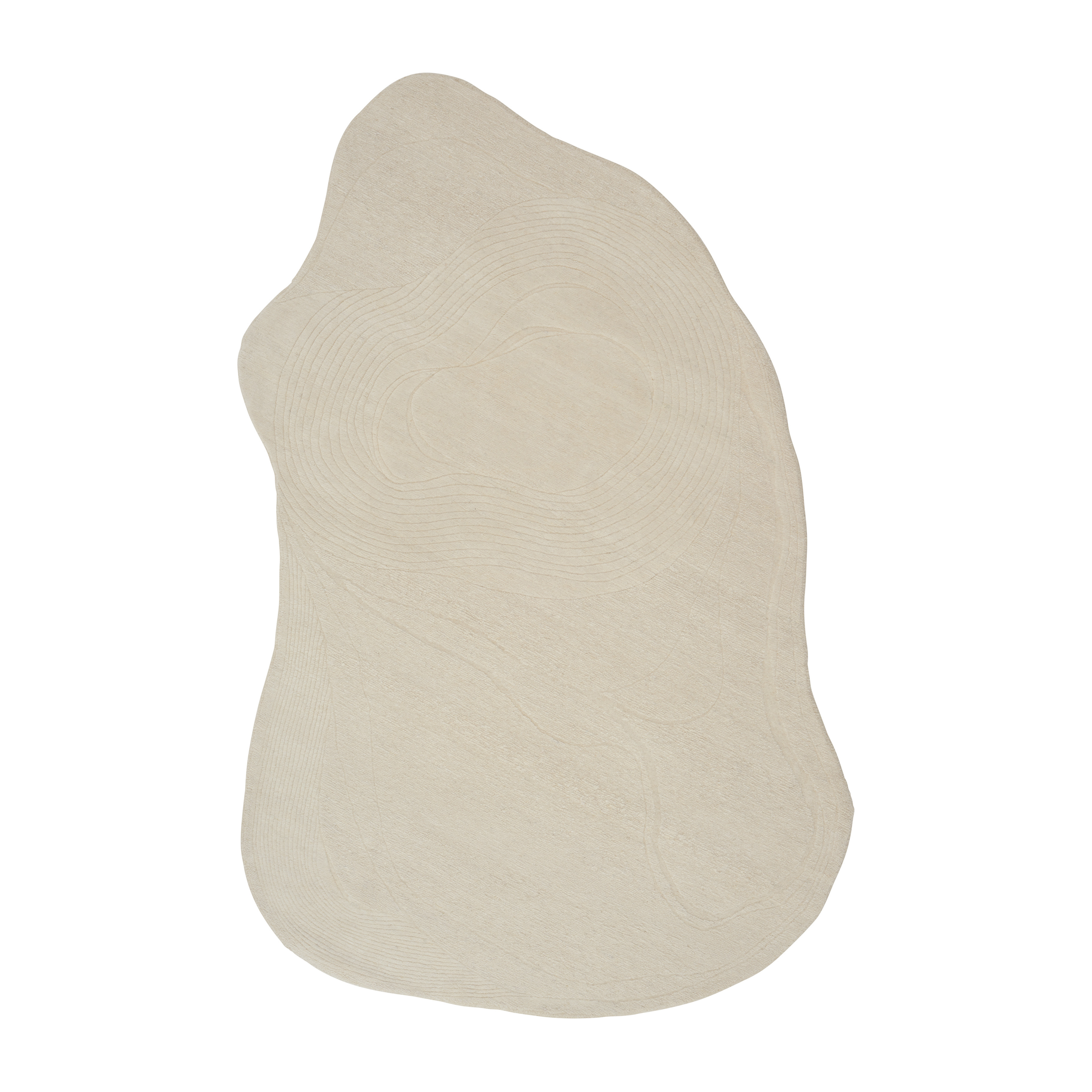 FLUID FOSSIL Beige Rug