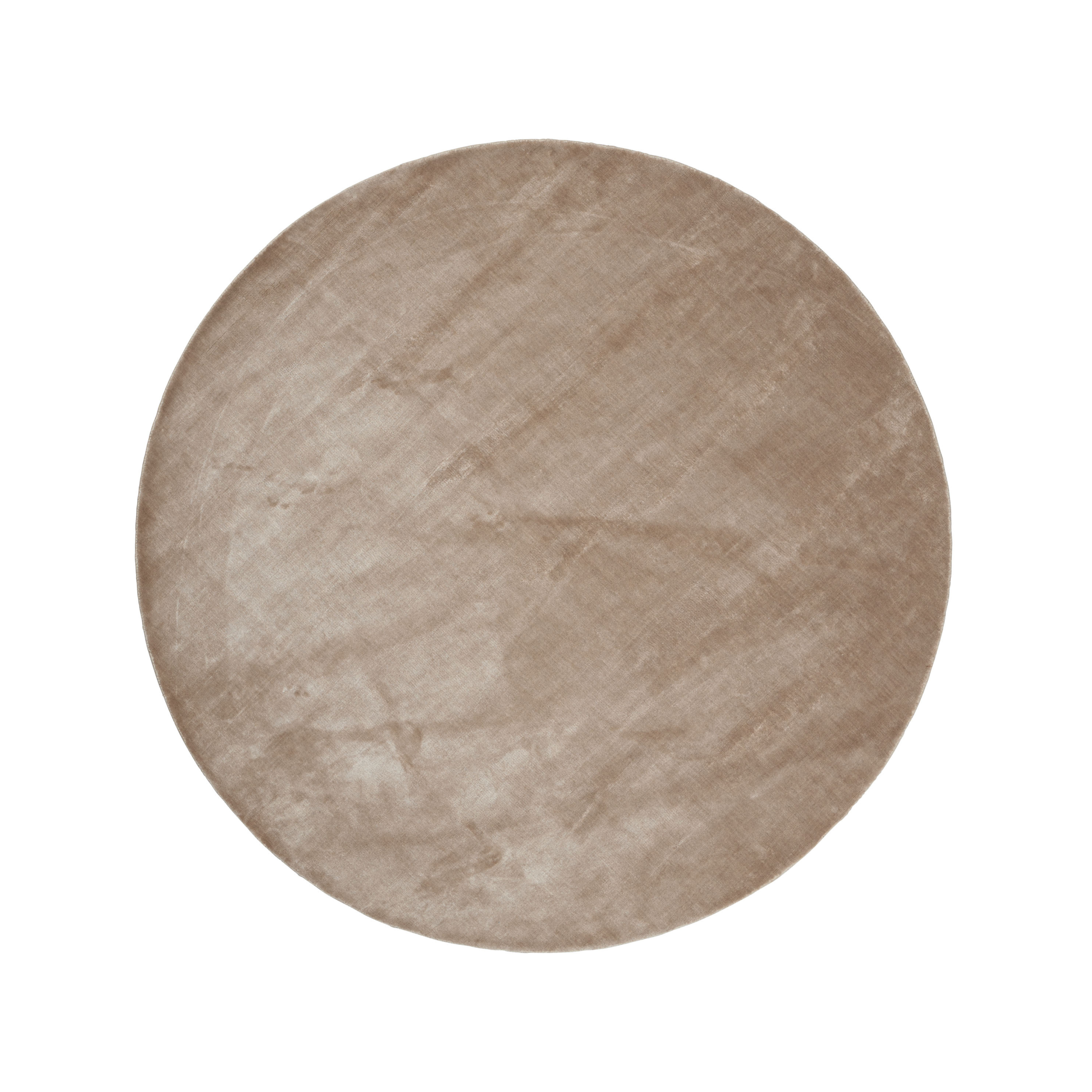 Round rug LUCENS beige