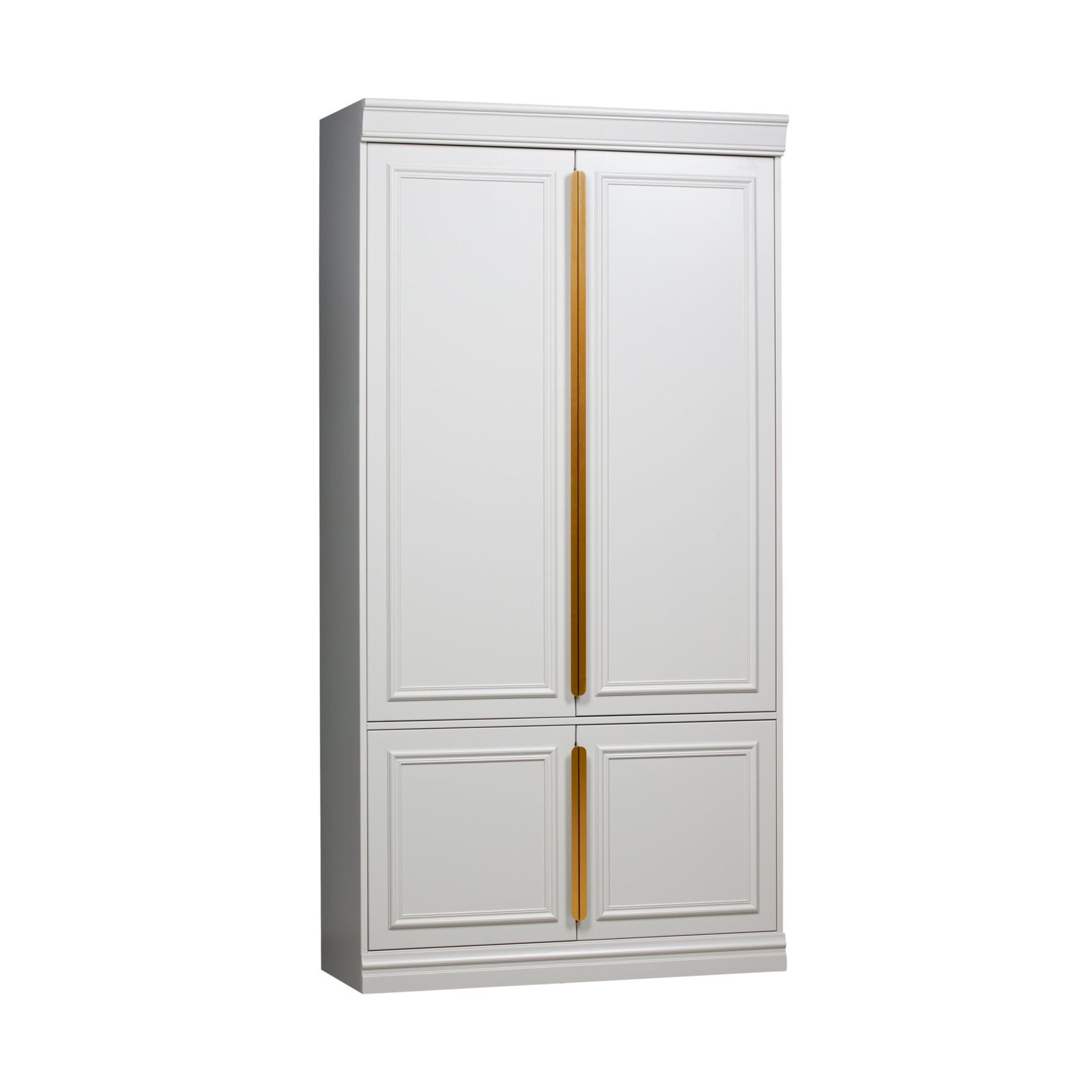 A light gray organizer with ancient gold