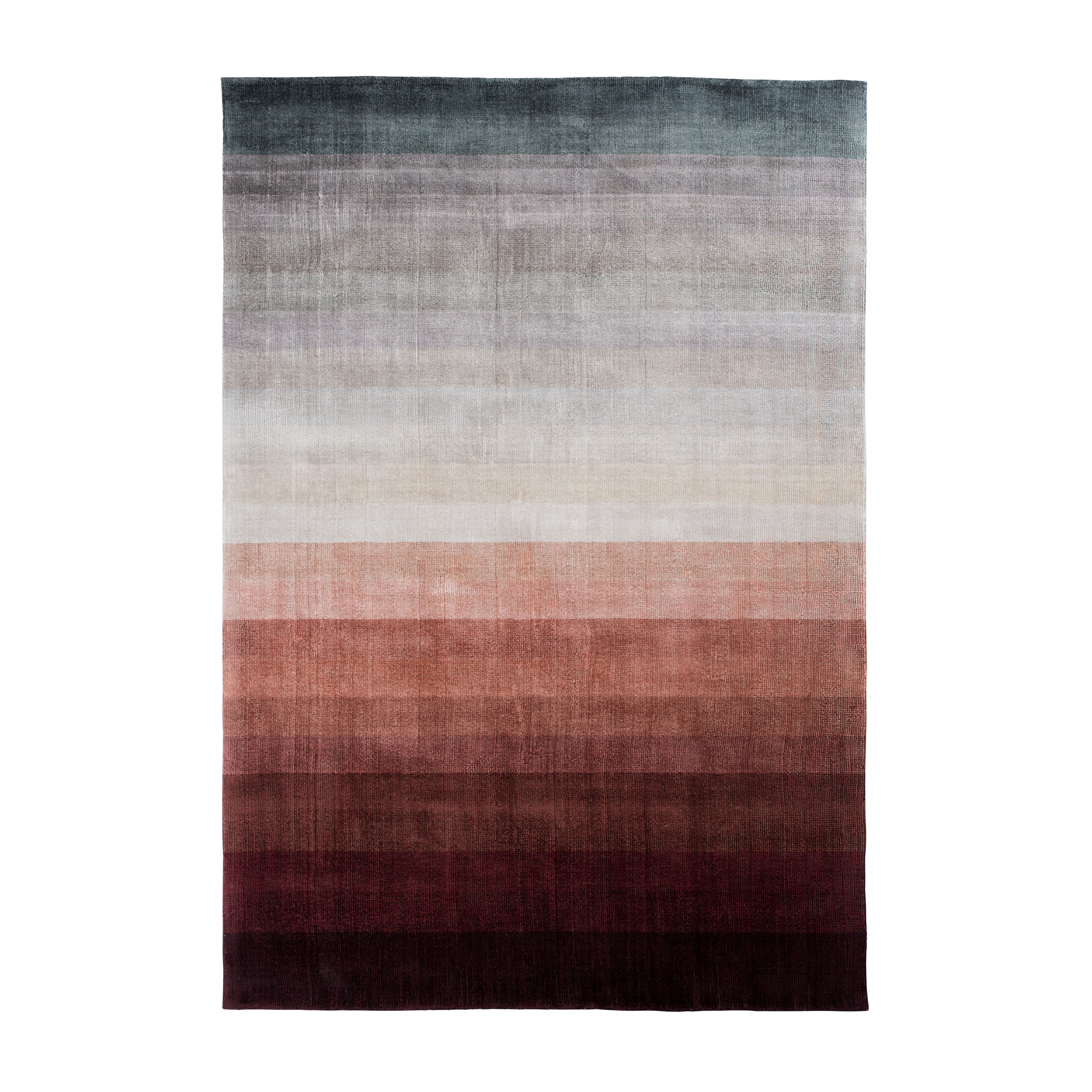 COMBINATION Rug - PEACH peach with gray