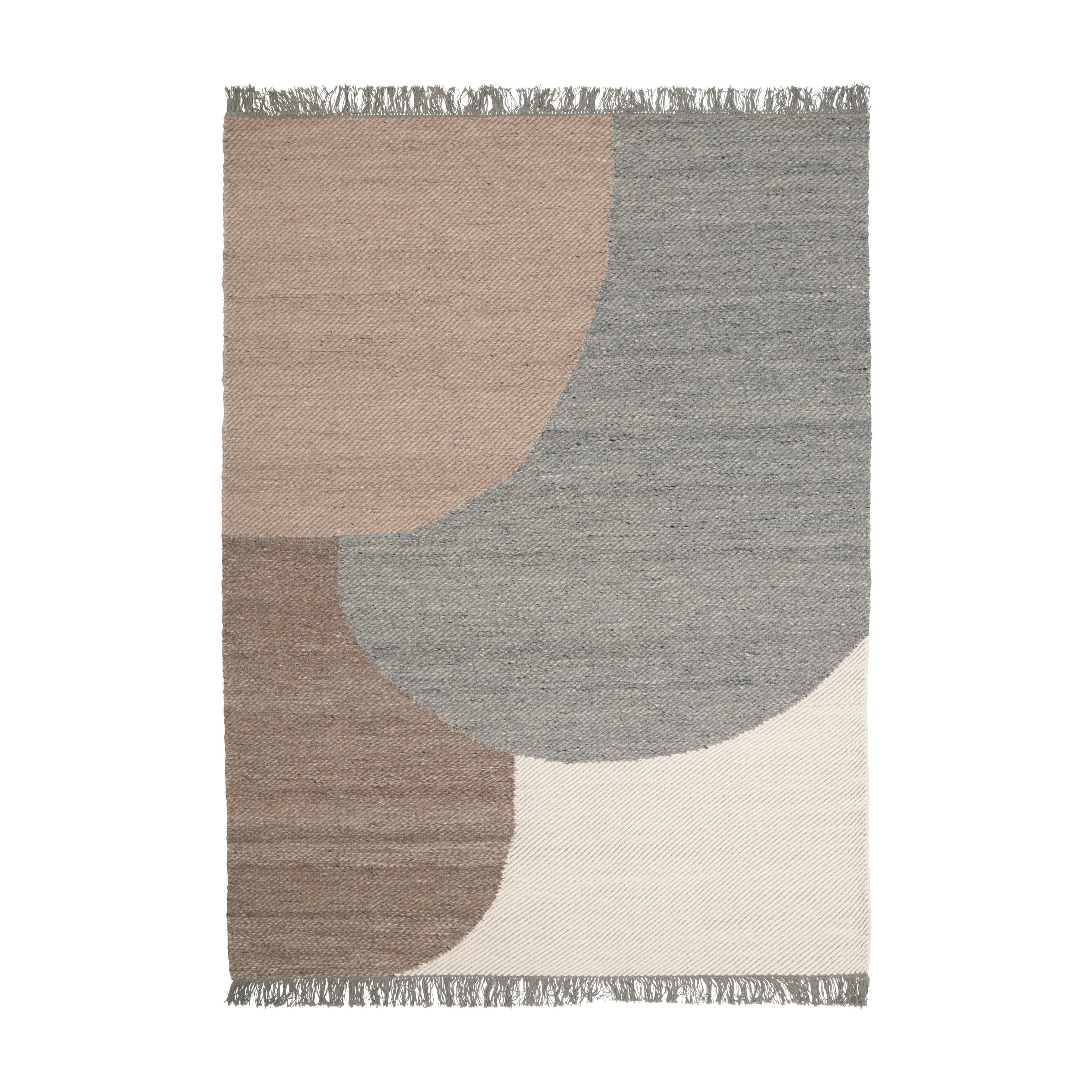 EIK gray rug with beige