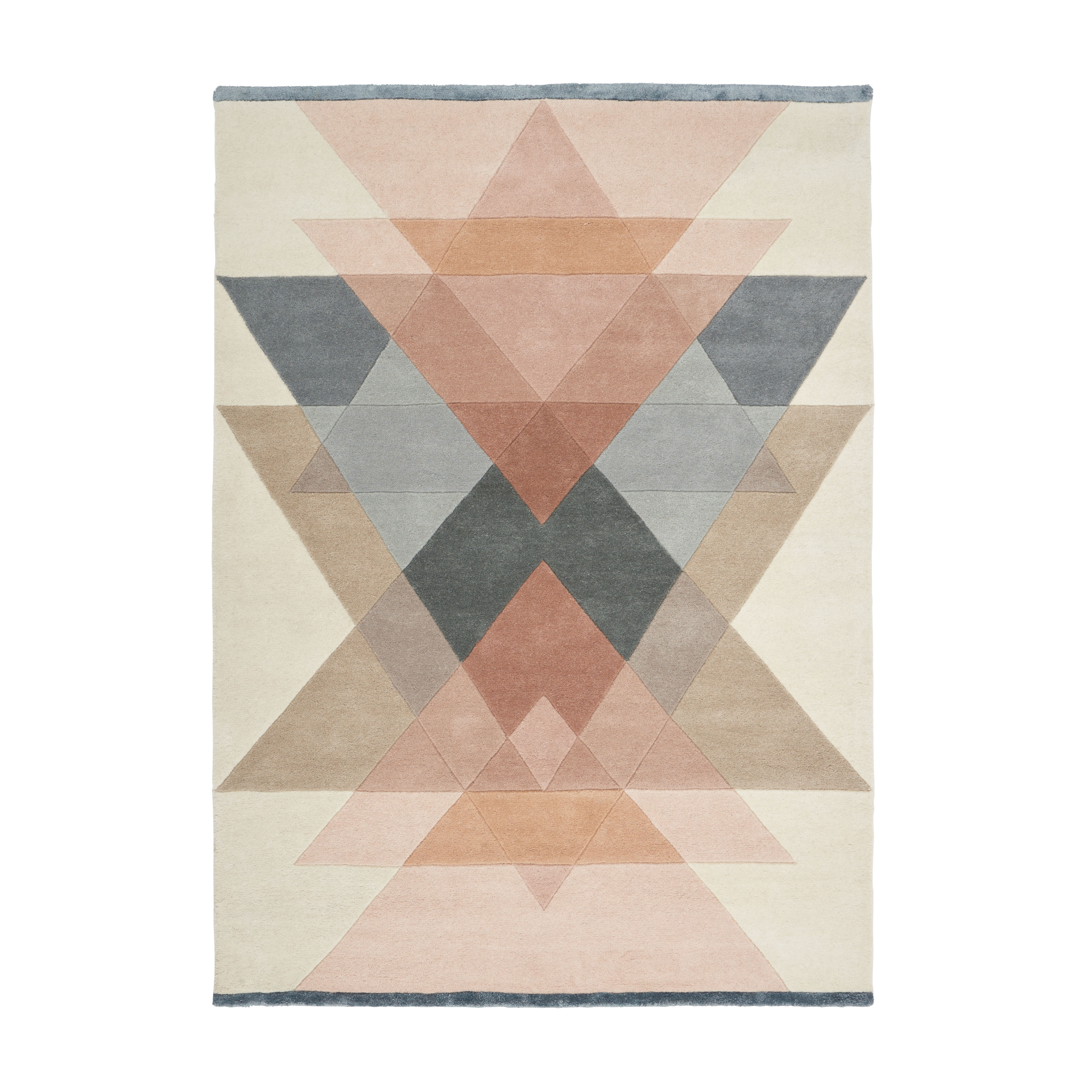 FREYA Rug - POWDER beige with salmon