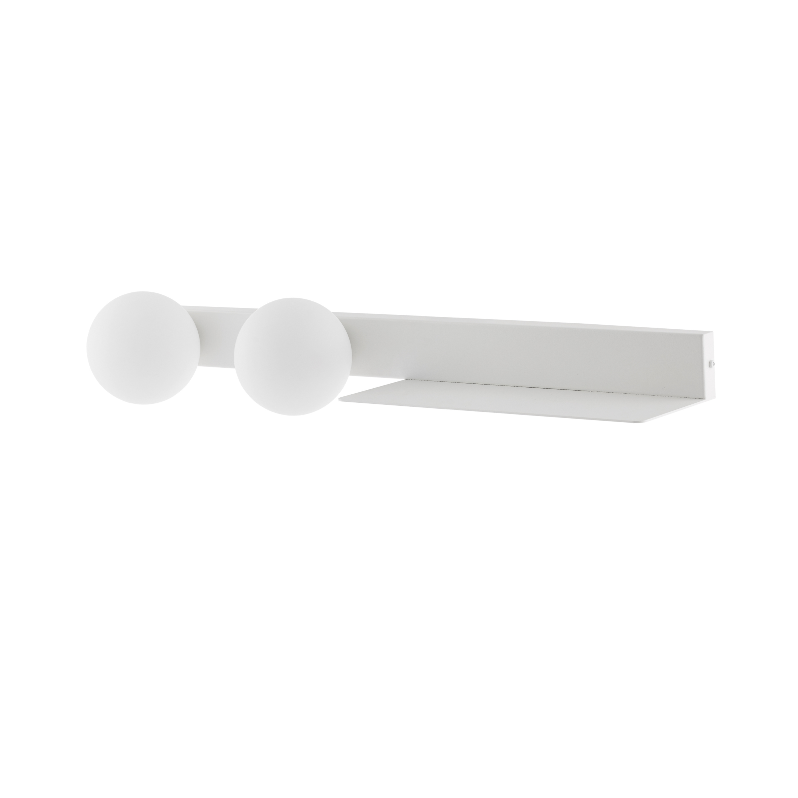 Wall lamp with shelf BOTANICA DECO white