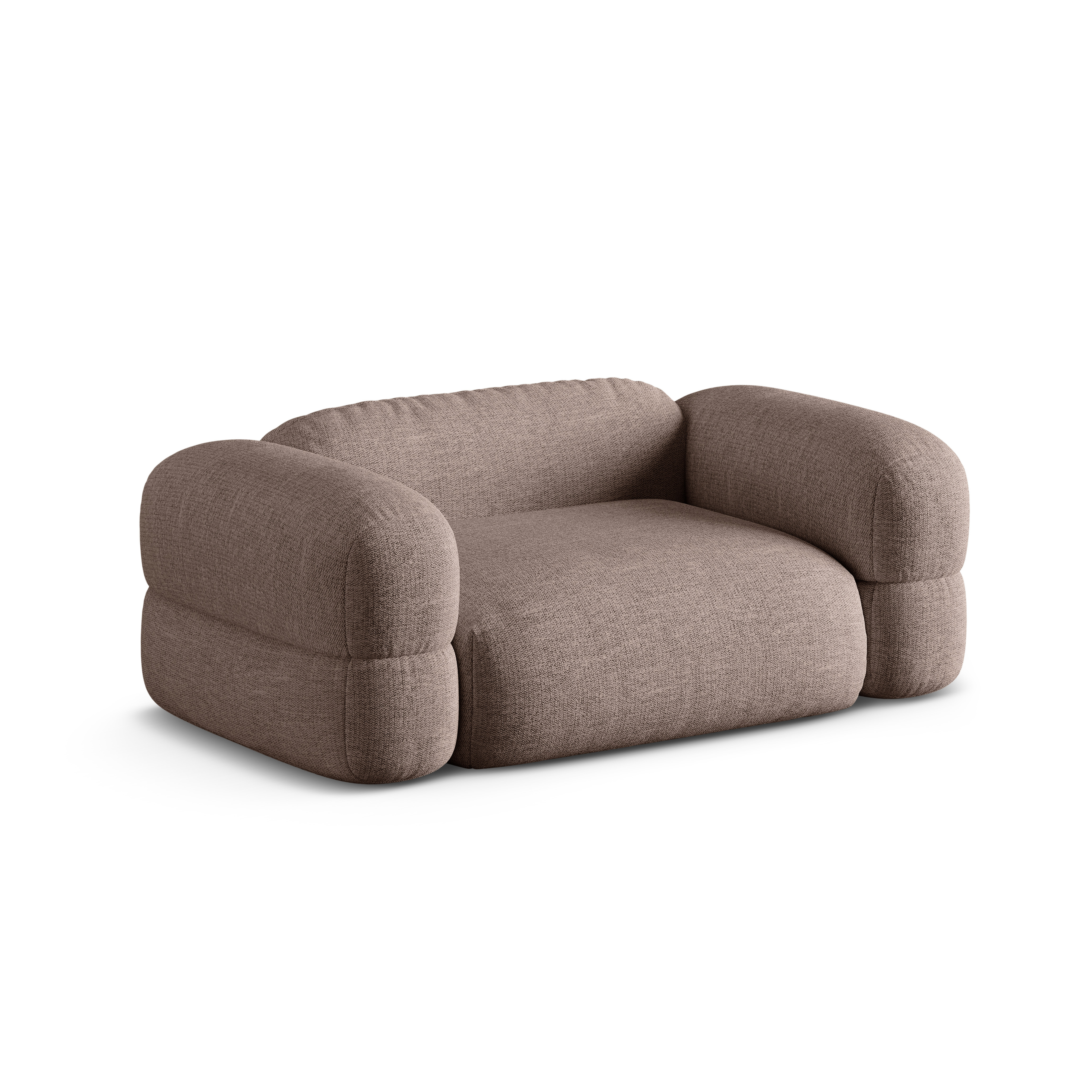2-seater Sofa ROGER cappuccino chenille