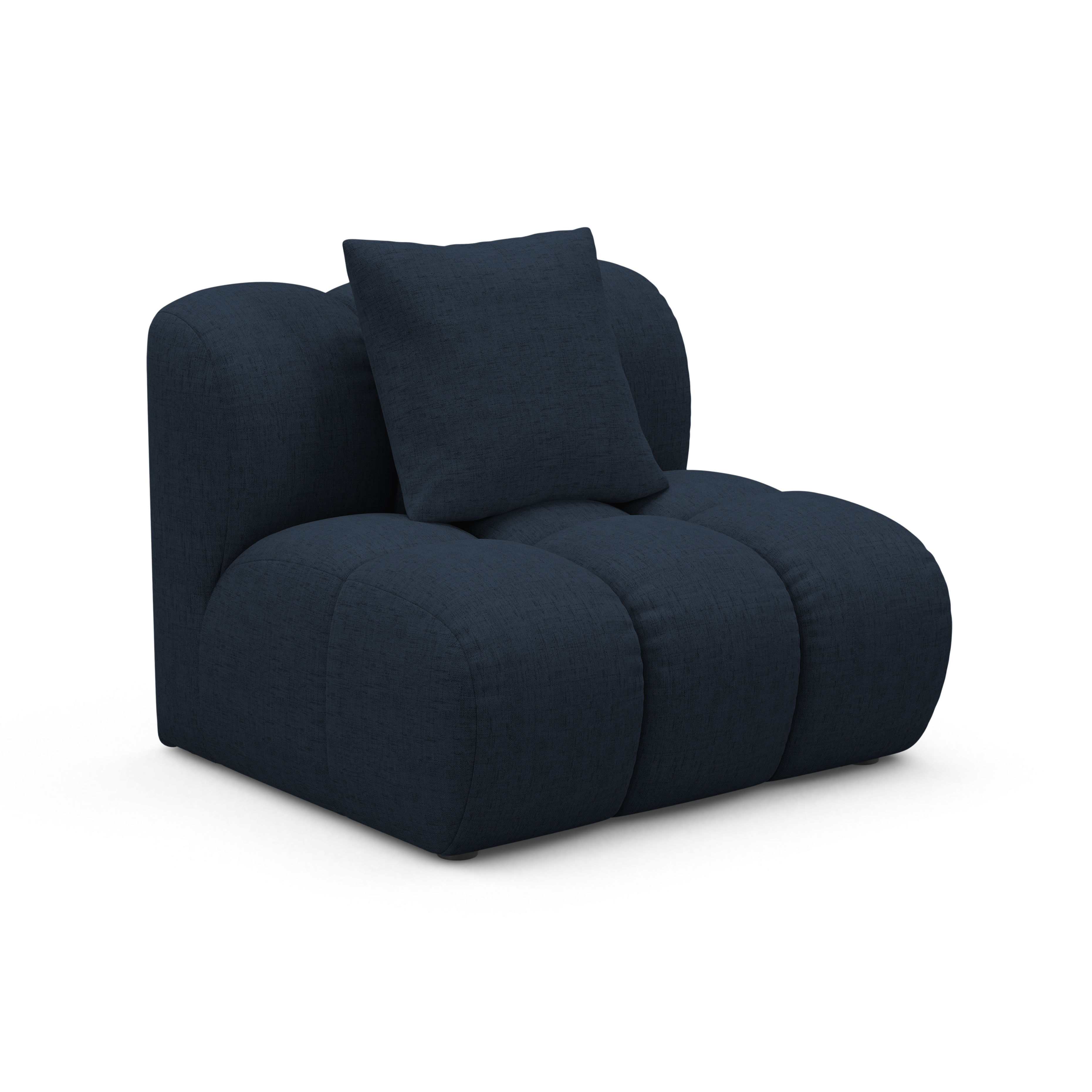 Sessel / Modul ASTRO marineblaues Chenille