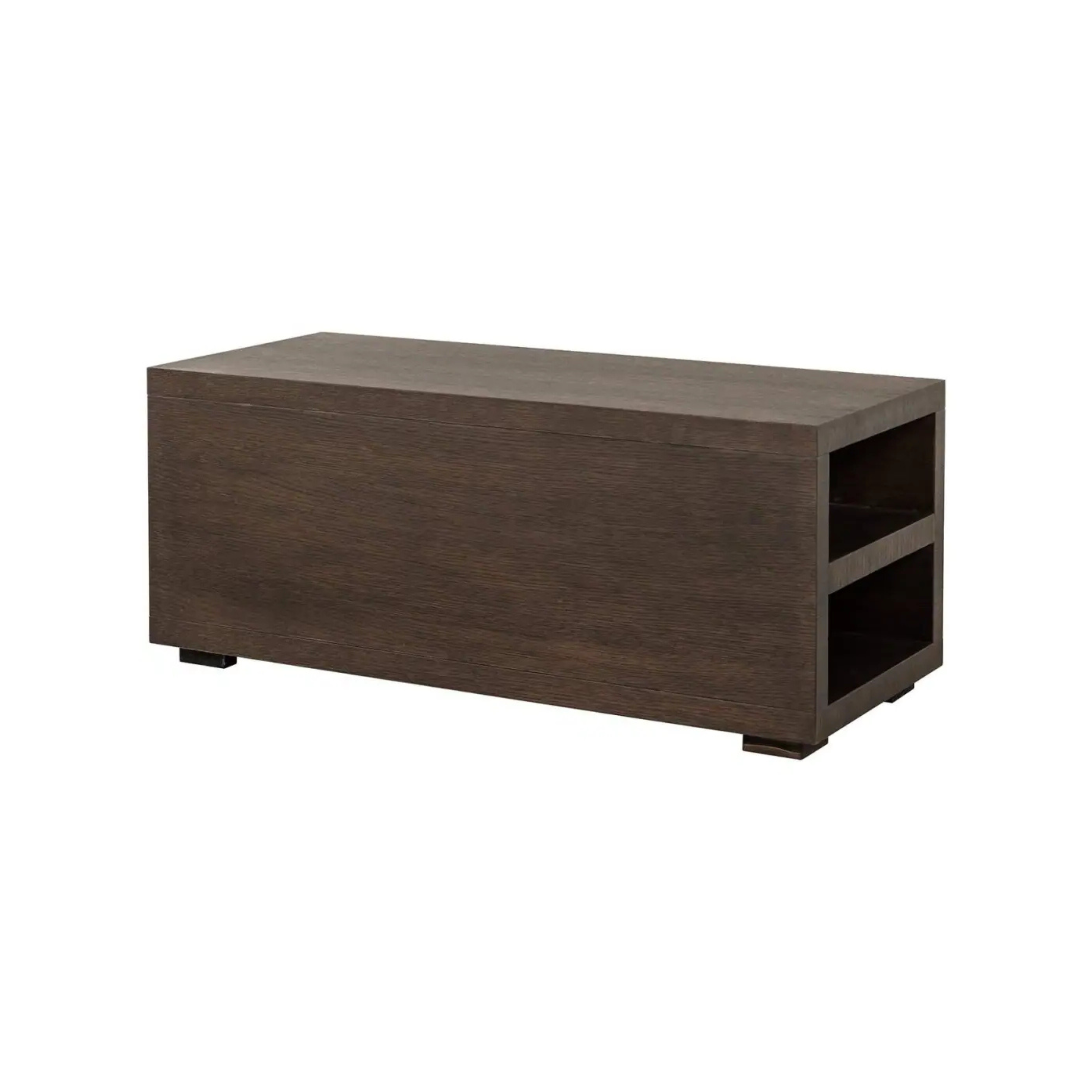 OAKURA Sofa Table Brown Oak Veneer