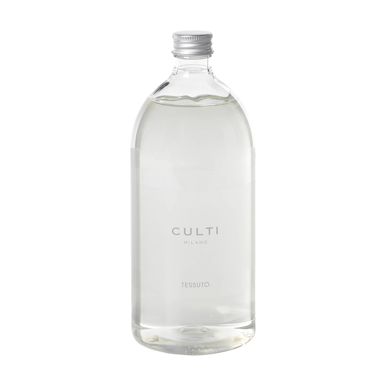 TESSUTO scented refill with notes of blackcurrant leaves, cotton flowers, jasmine, and white musk.