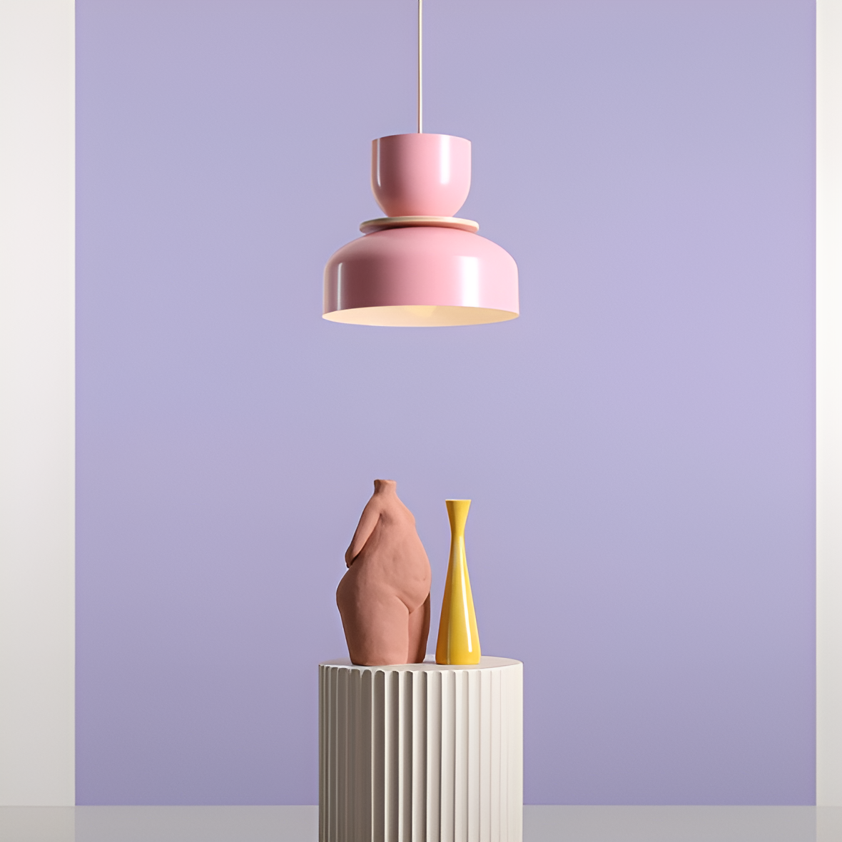 Hanging lamp pink uto