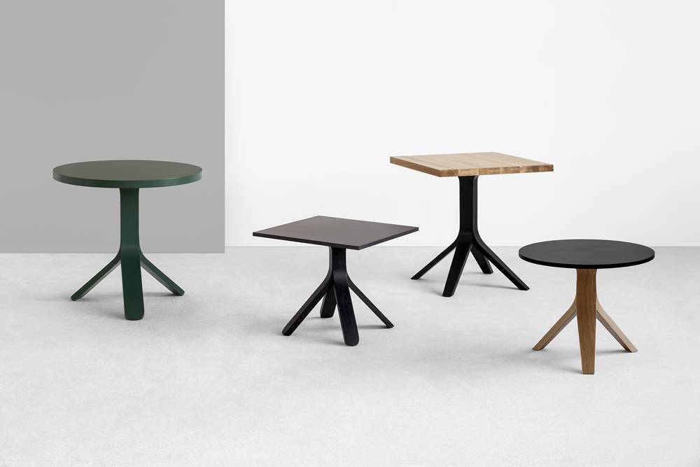 Couchtisch rund HEY STK-1713 Holz