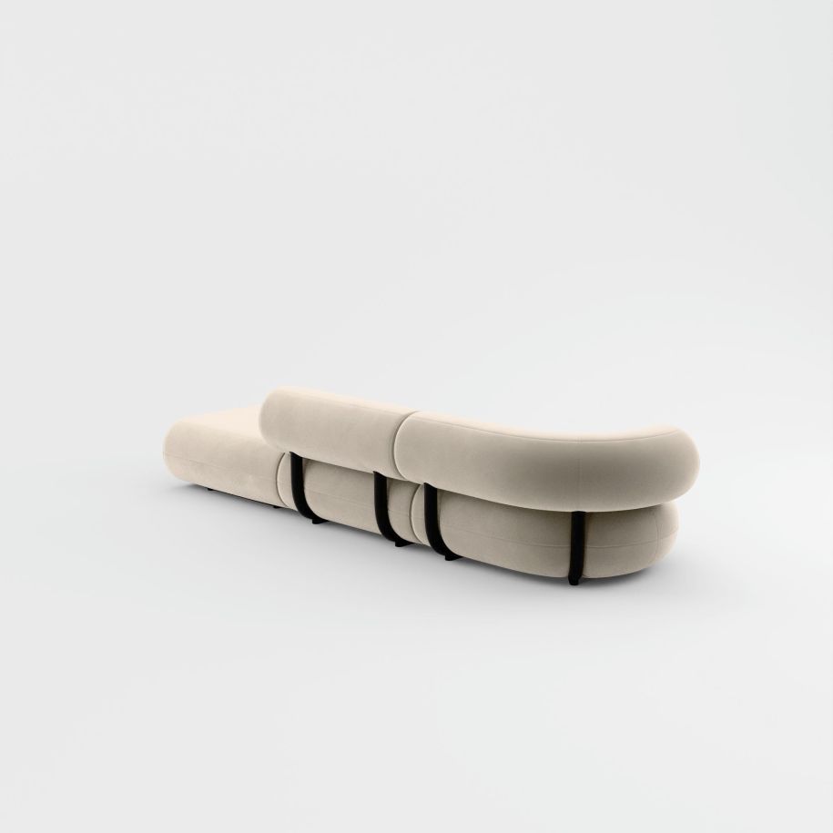 Fett gepolsterte Sofa