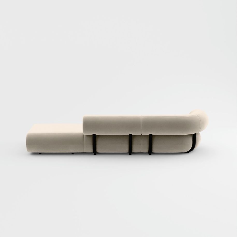 Fett gepolsterte Sofa
