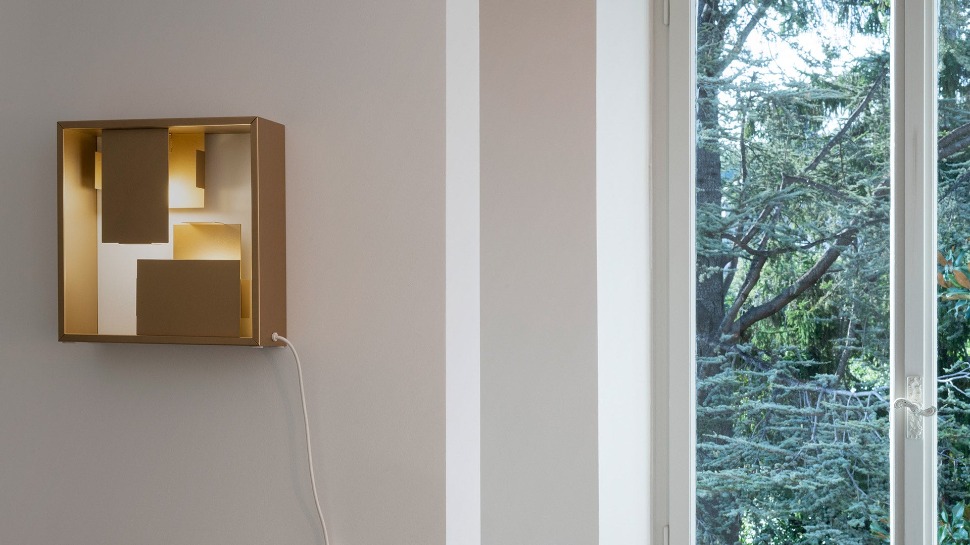 Dekorative Lampe FATO weiß