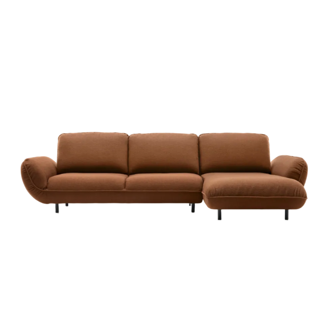 Right-facing upholstered corner sofa FAVOLA