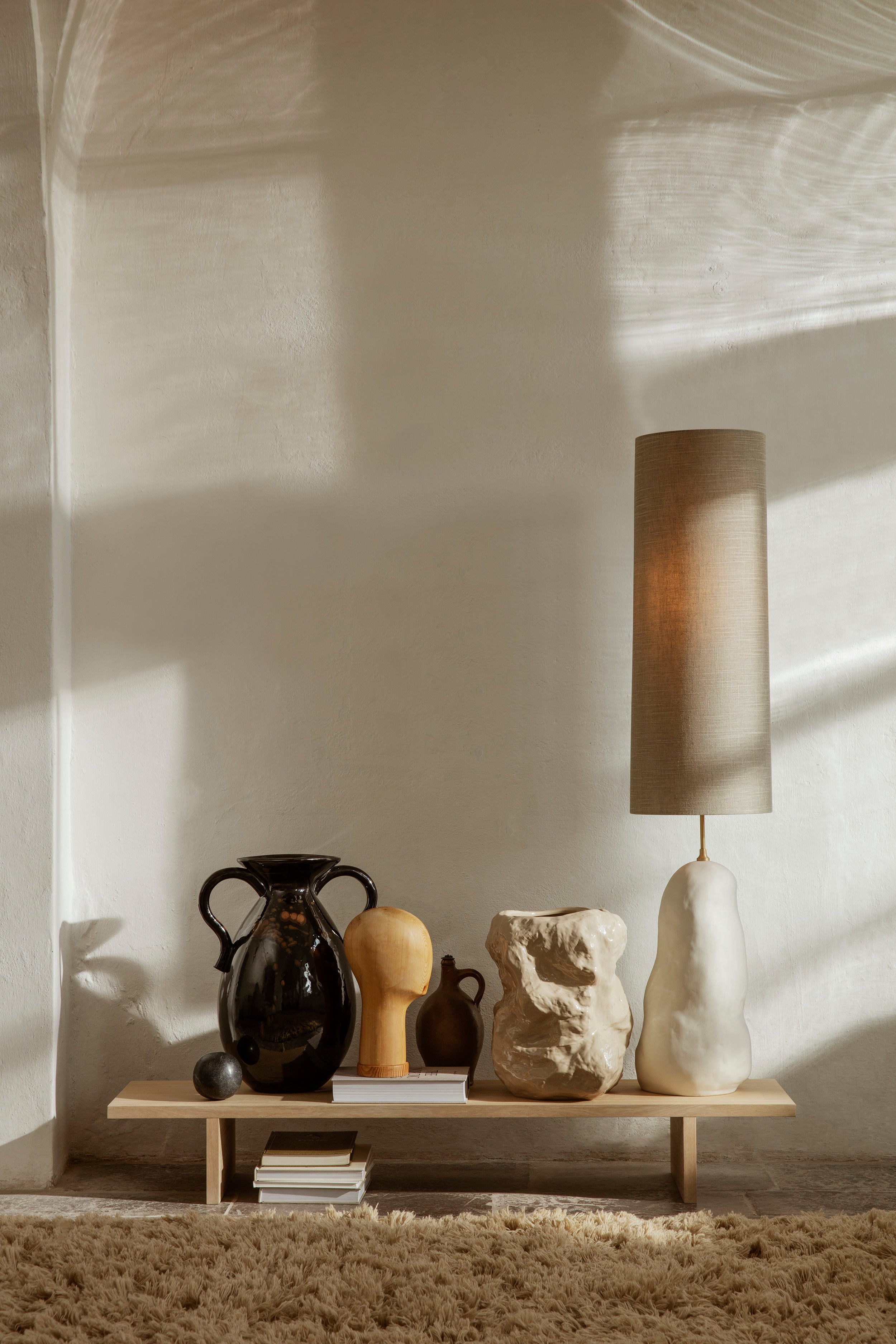 TUCK Vase beige