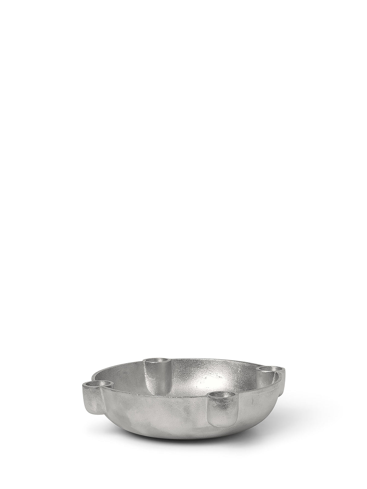 Bowl aluminum candlestick