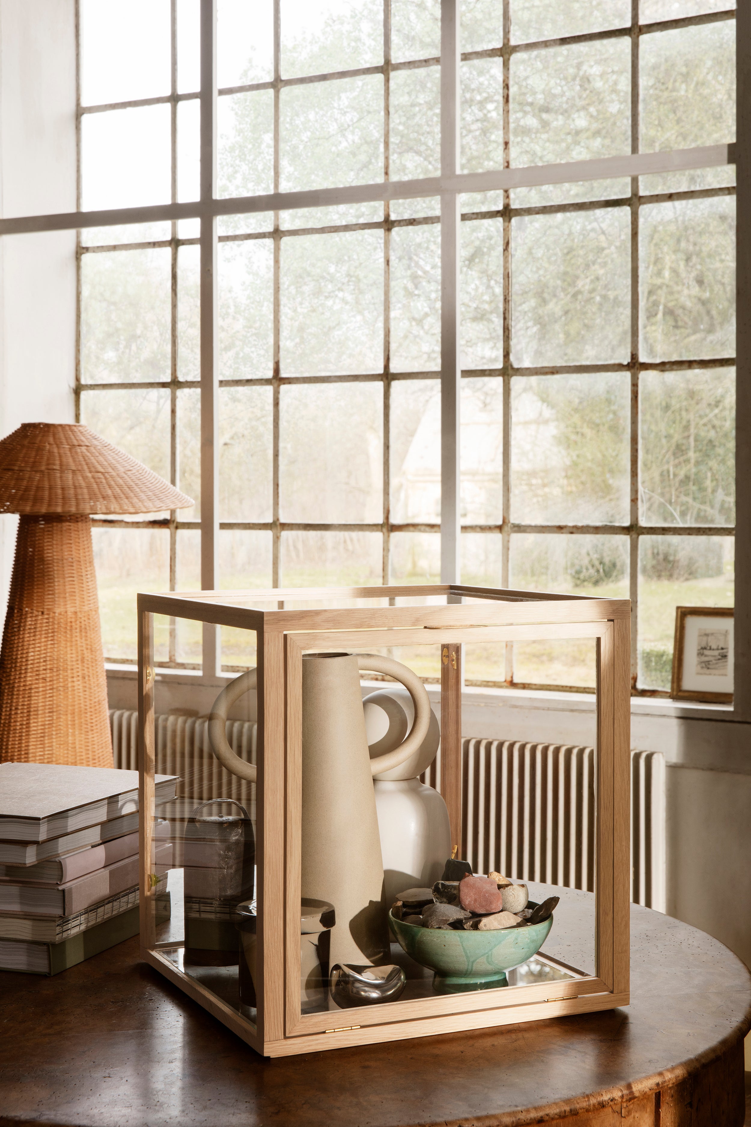 Dou Rattan Stehlampe