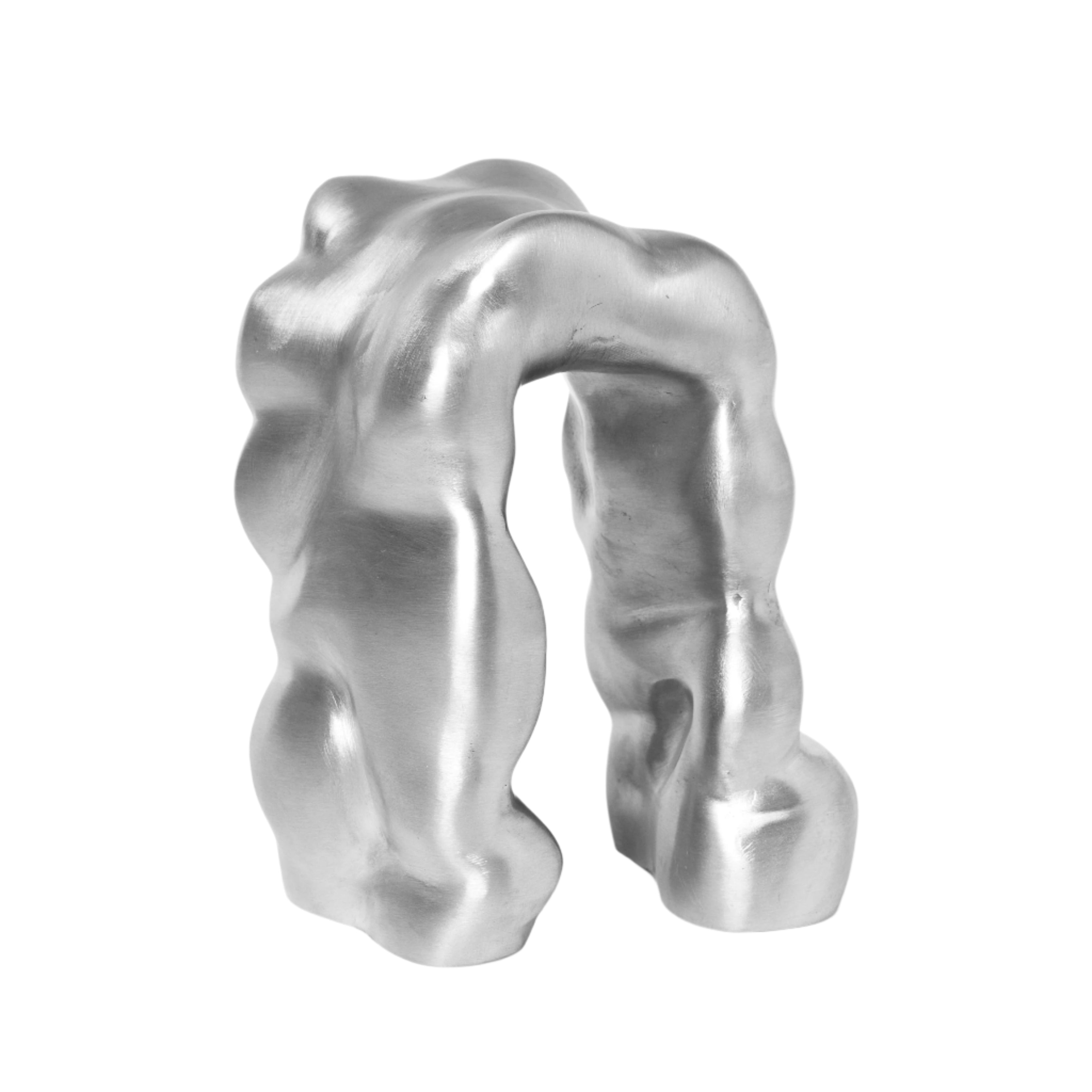 MORF SCULPTURE Dekoration aus gebürstetem Aluminium