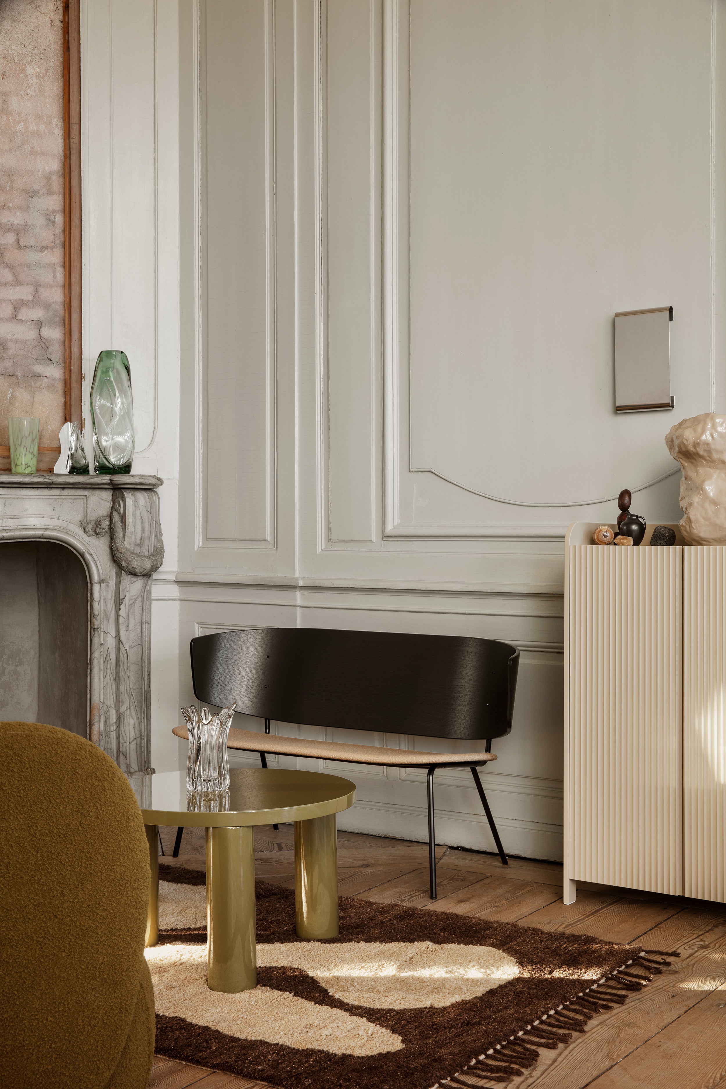 ABSTRACT Teppich braun mit beige