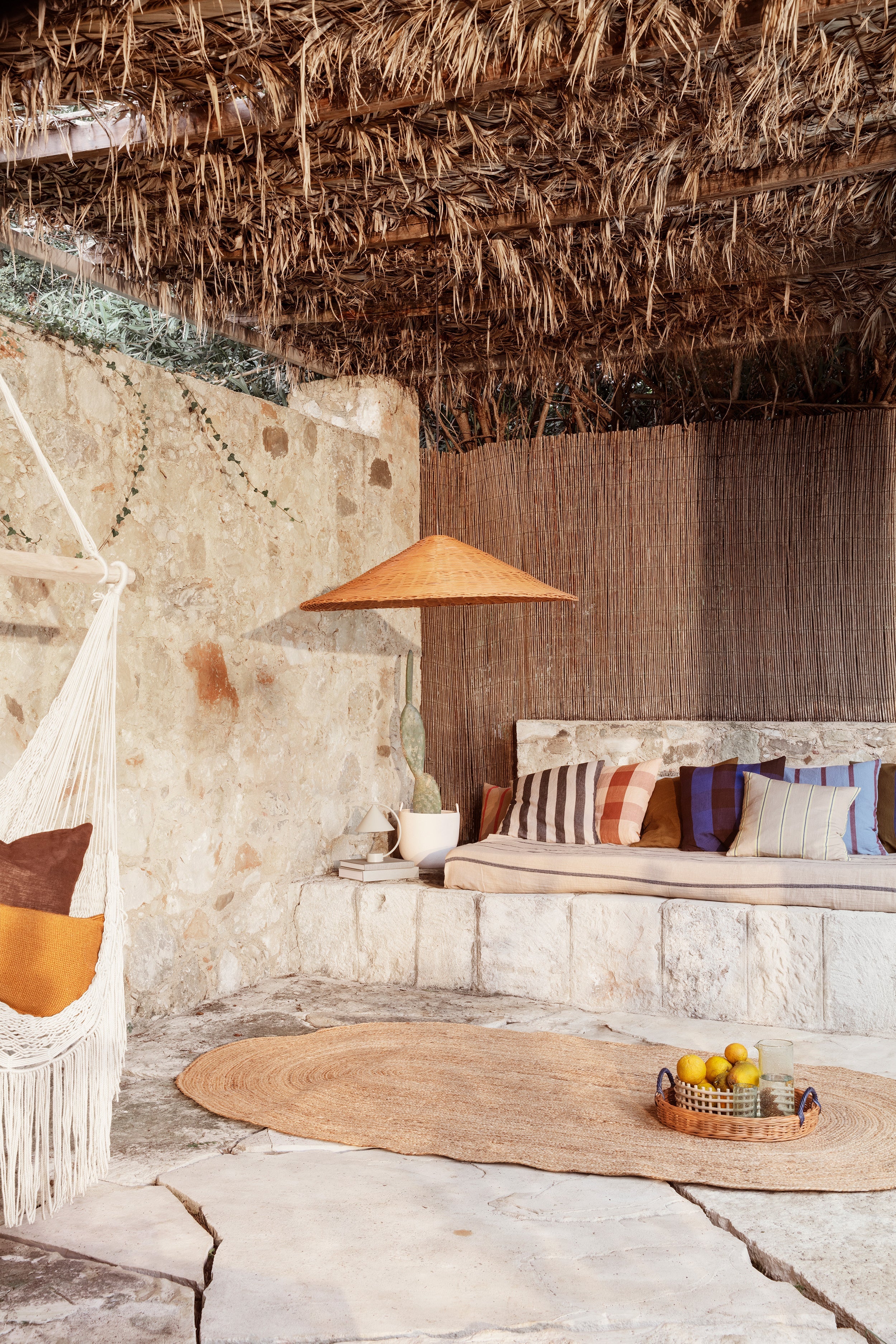 Dou Rattan Lampenschirm
