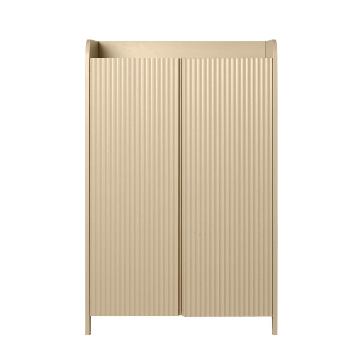 SILL CUPBOARD LOW 2-türiger Kleiderschrank beige