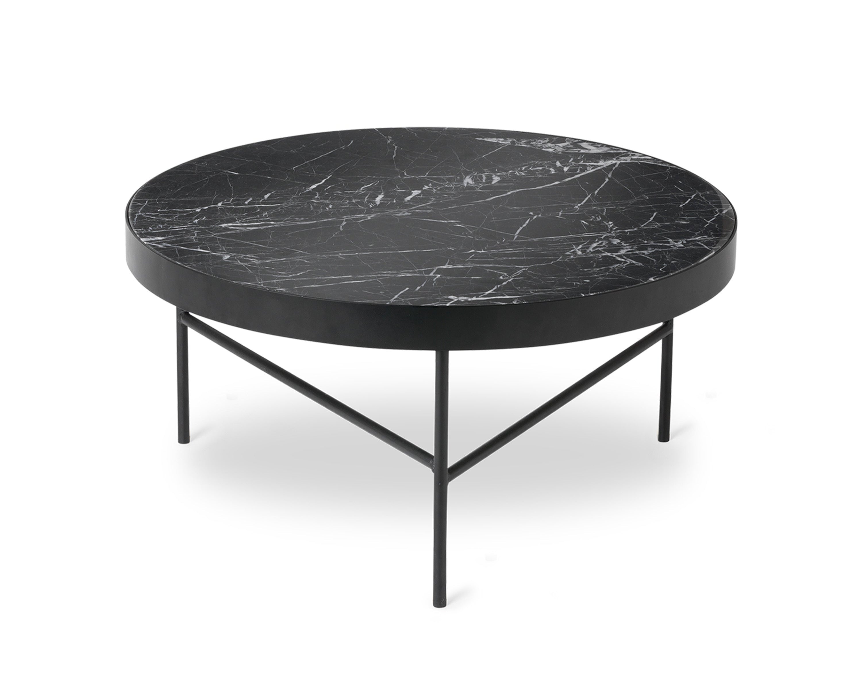 MARBLE TABLE black marble