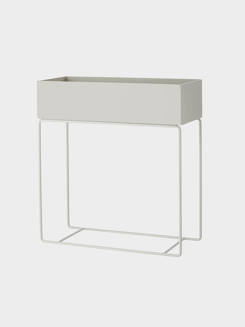 Plant box console light gray