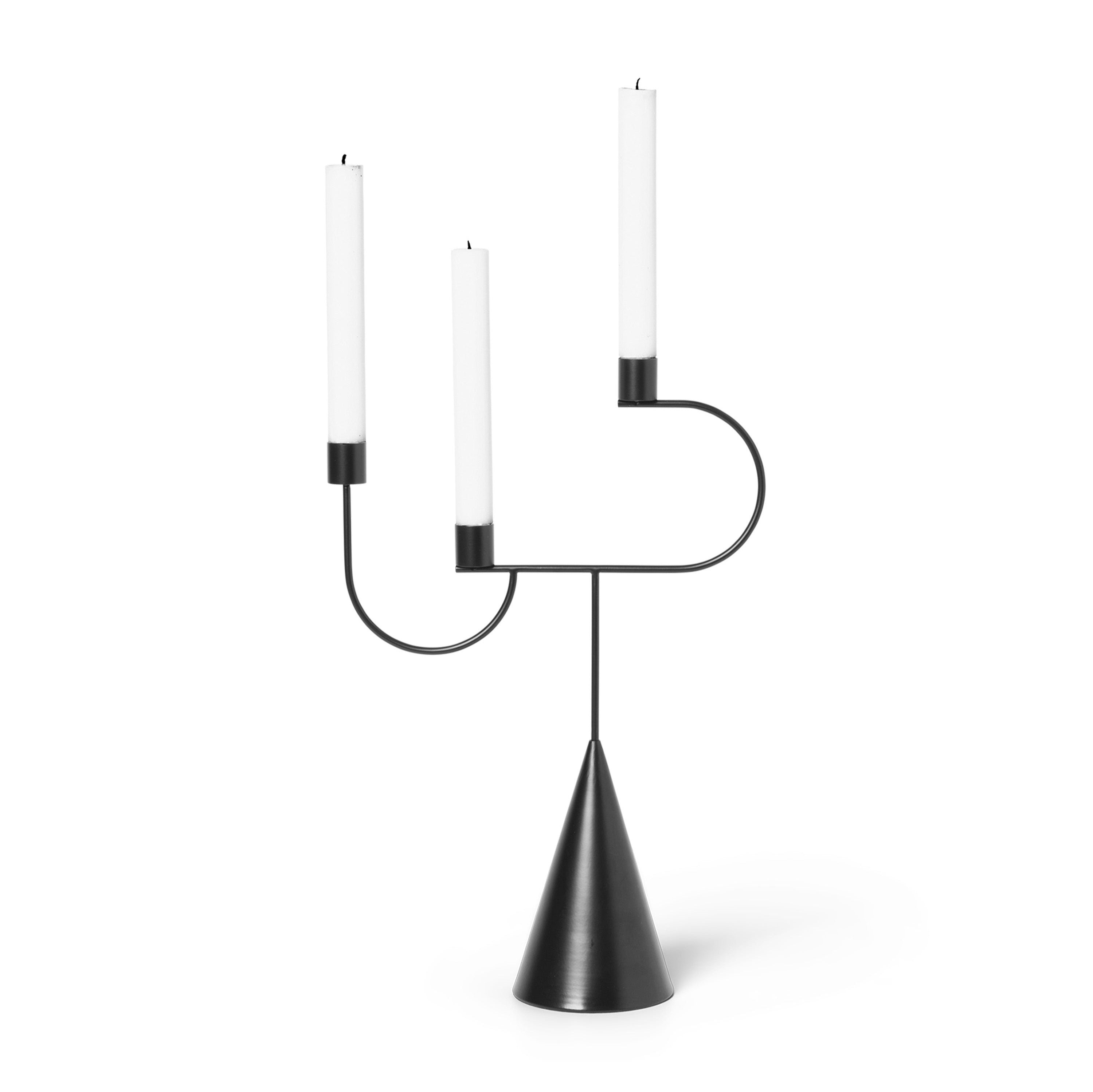 Avant Candlestick Black