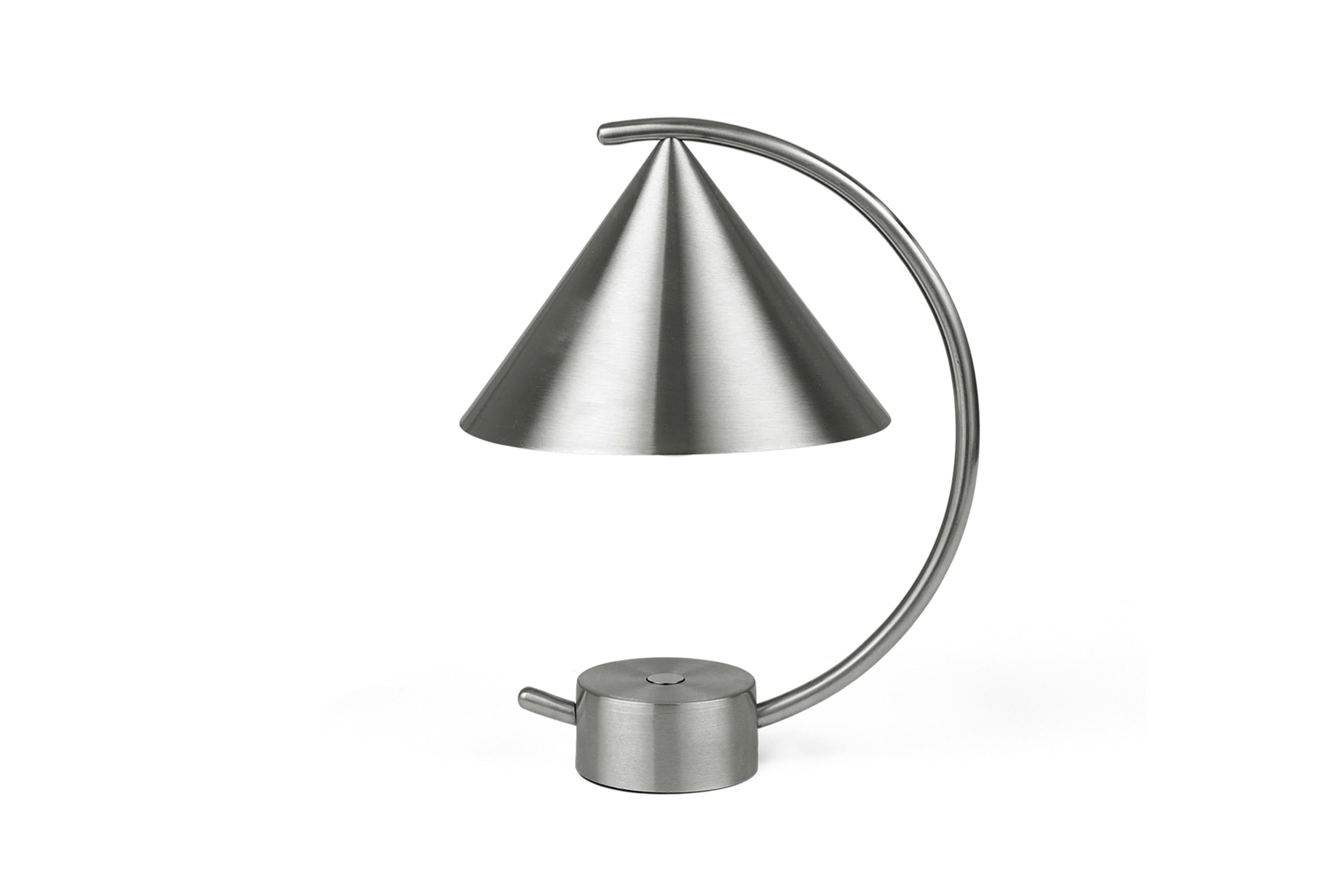 MERIDIAN portable lamp stainless steel