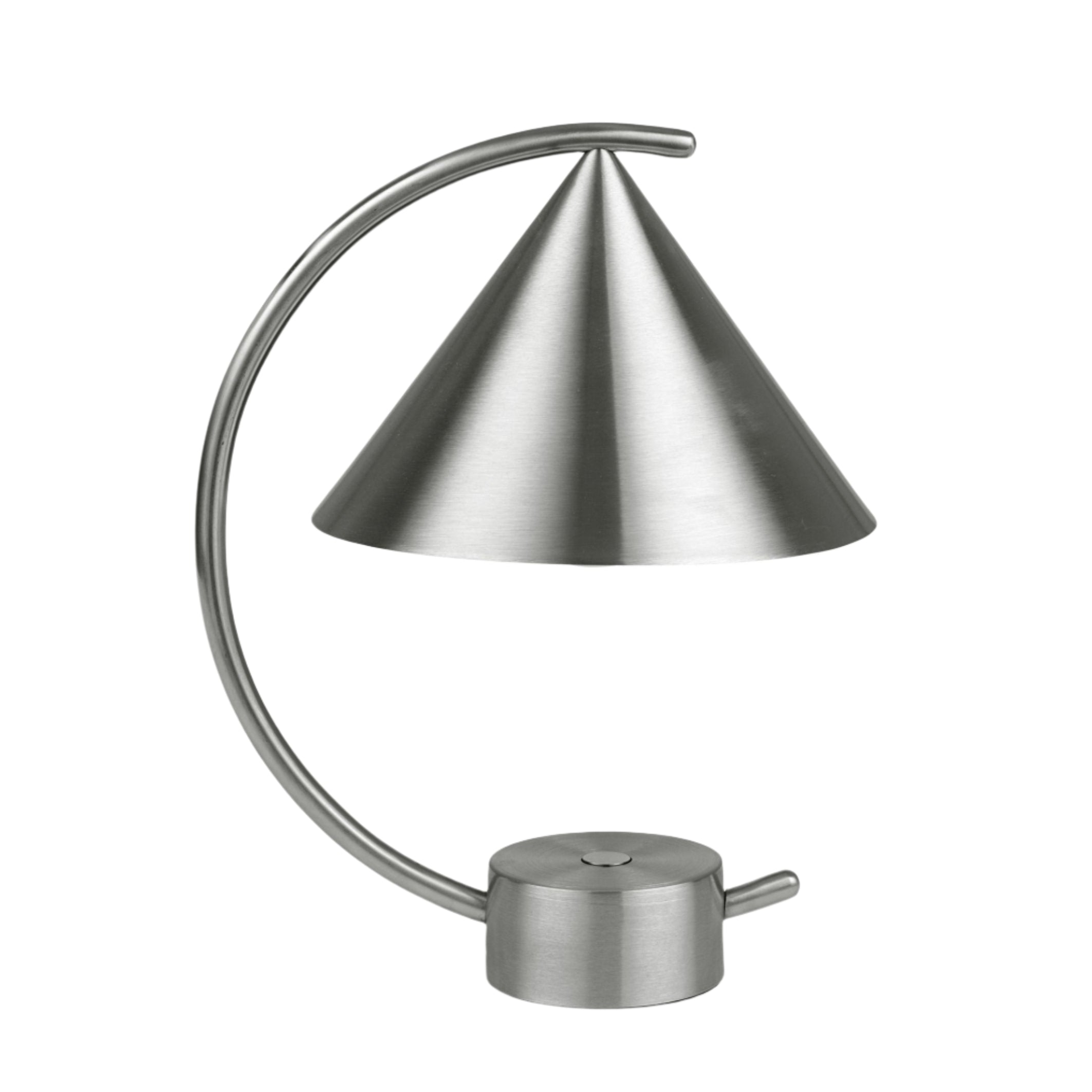 MERIDIAN portable lamp stainless steel