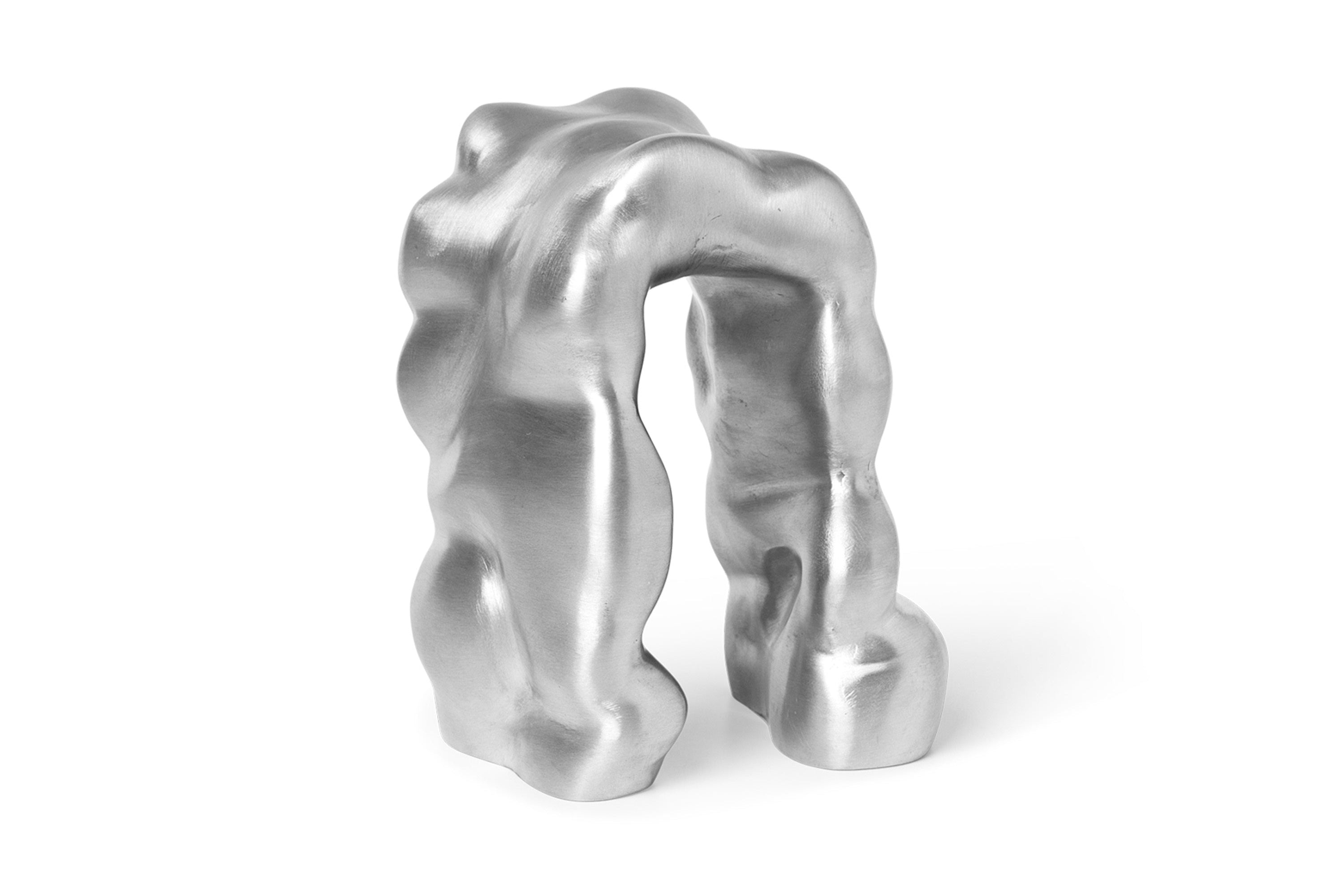 MORF SCULPTURE Dekoration aus gebürstetem Aluminium