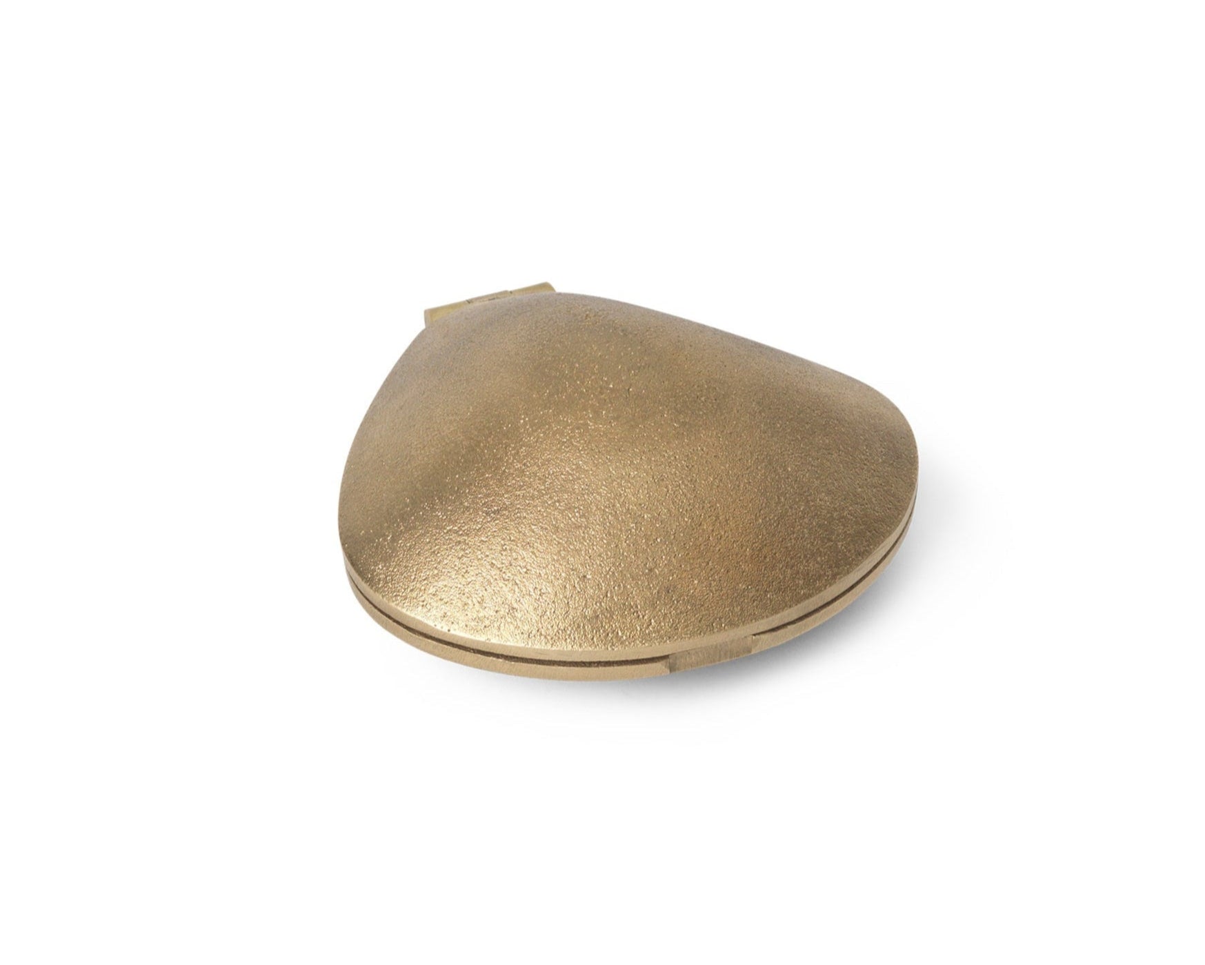 CLAM brass candlestick