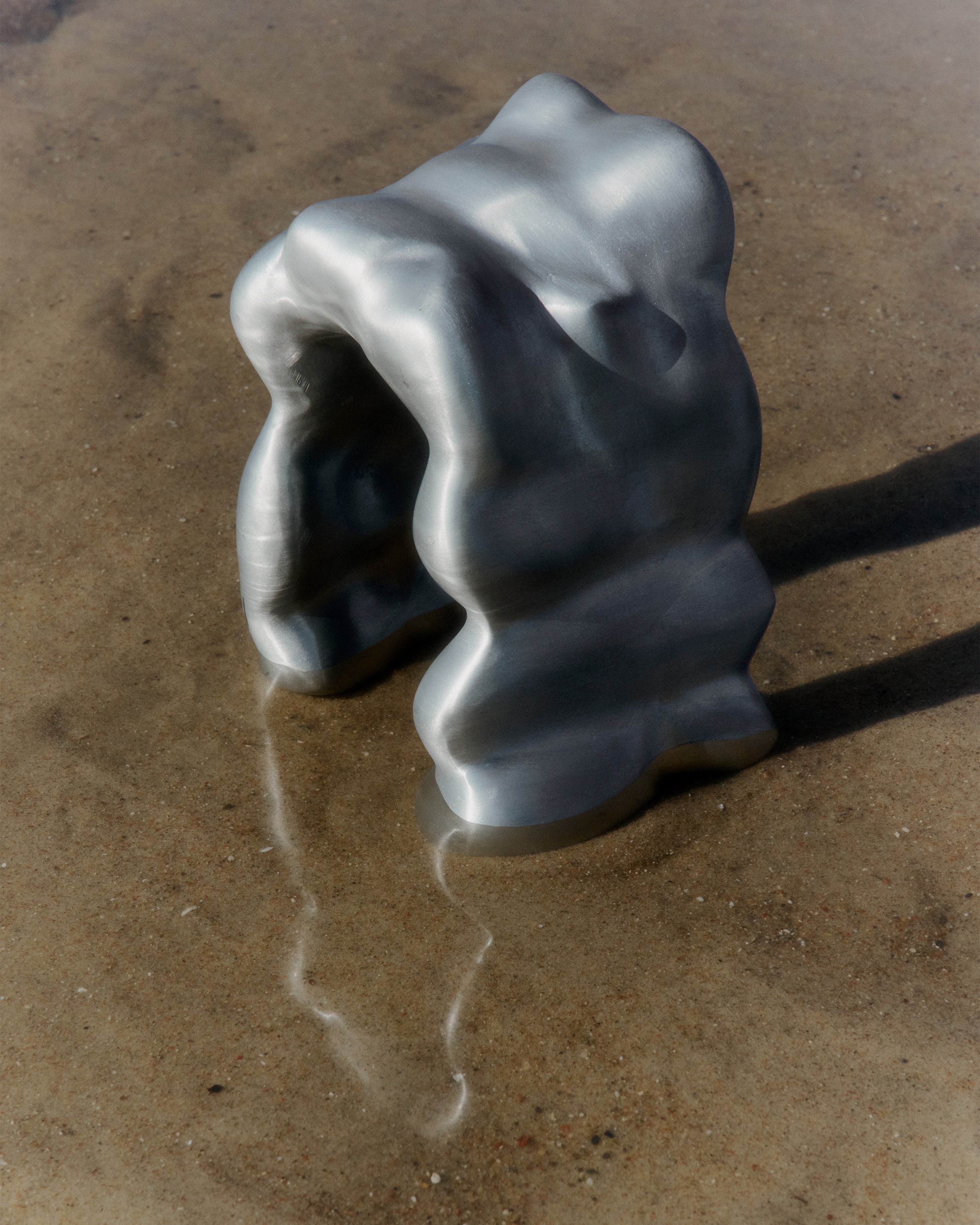 MORF SCULPTURE Dekoration aus gebürstetem Aluminium