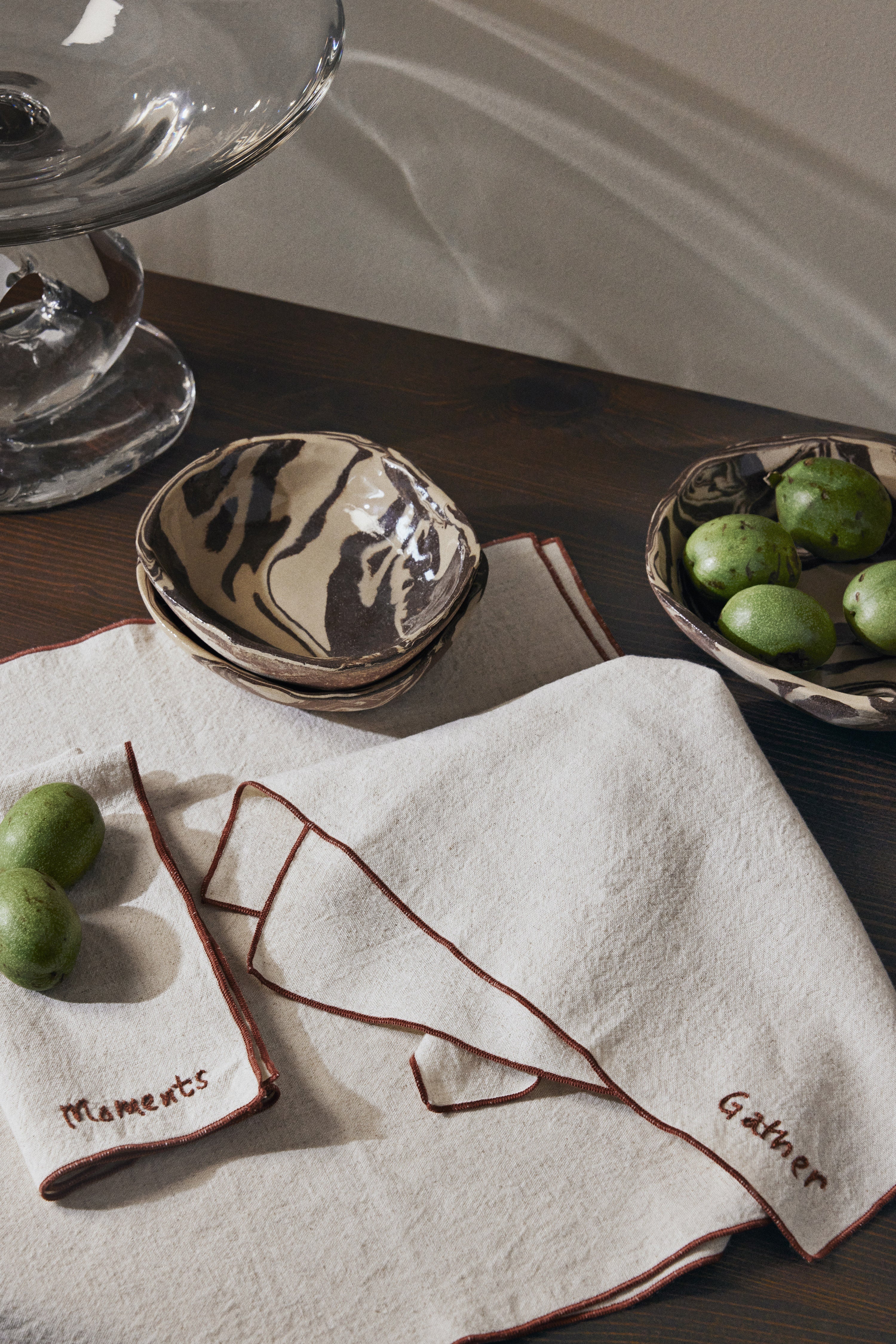 Servietten-Set OCCASION sandfarben