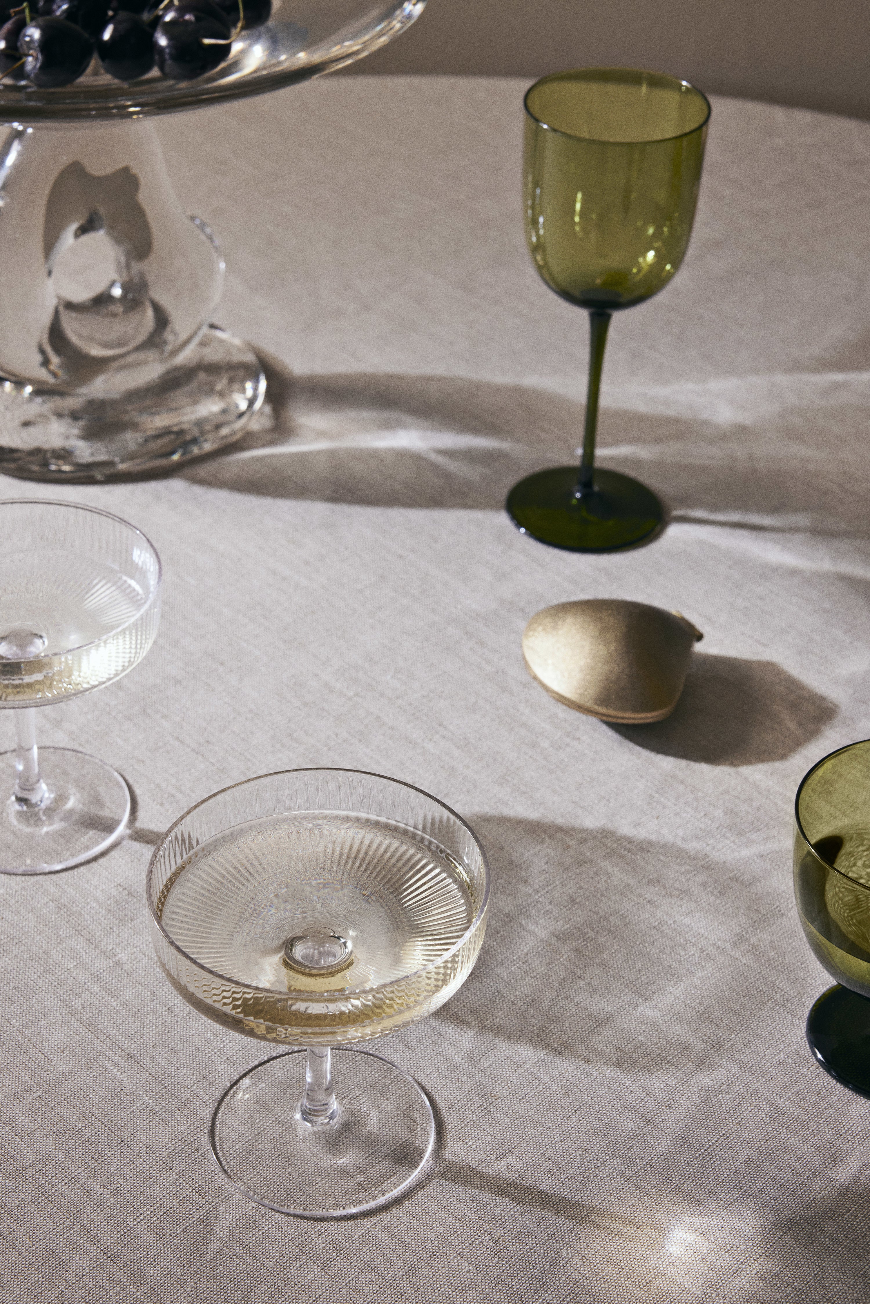 CLAM brass candlestick