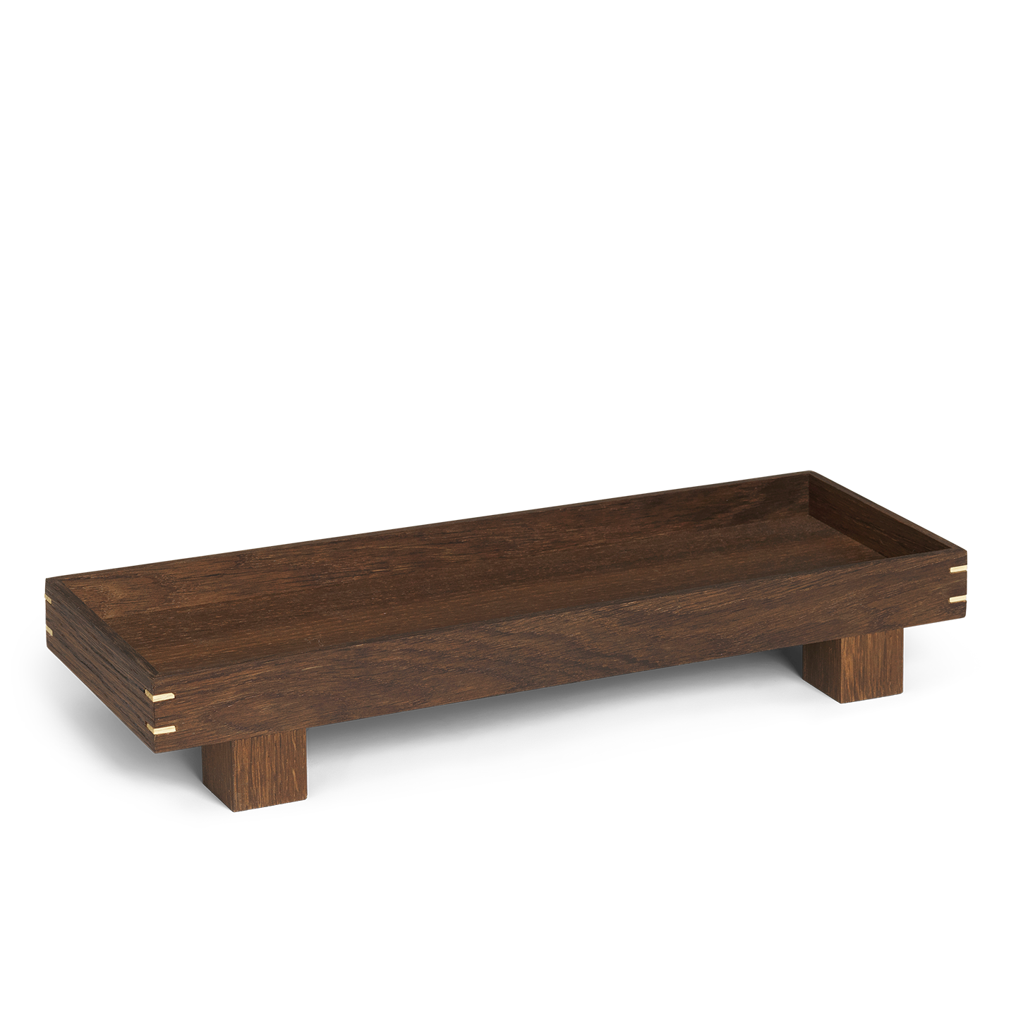 Tray bon wooden smoked oak
