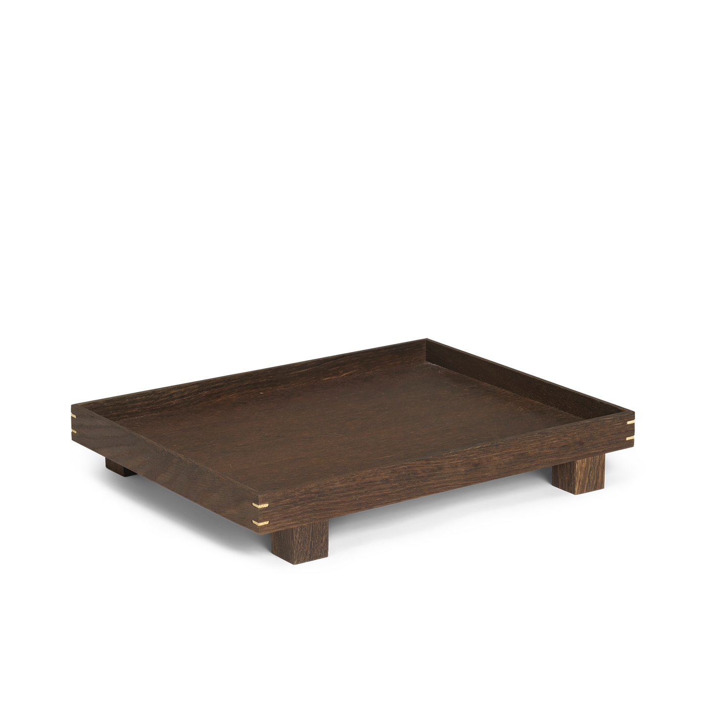 Tray bon wooden smoked oak