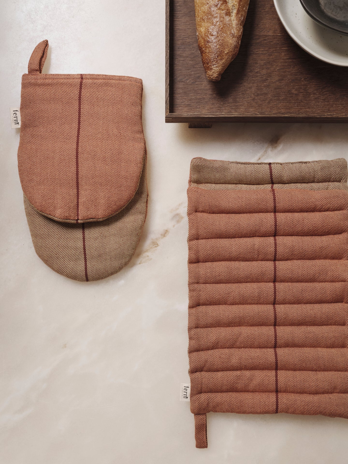 Tray bon wooden smoked oak