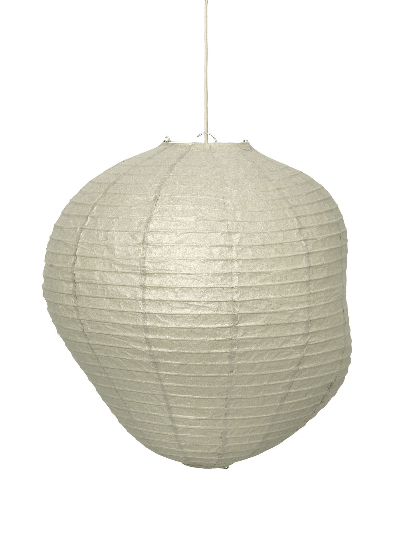 Lampenschirm KURBIS Salbei Reispapier