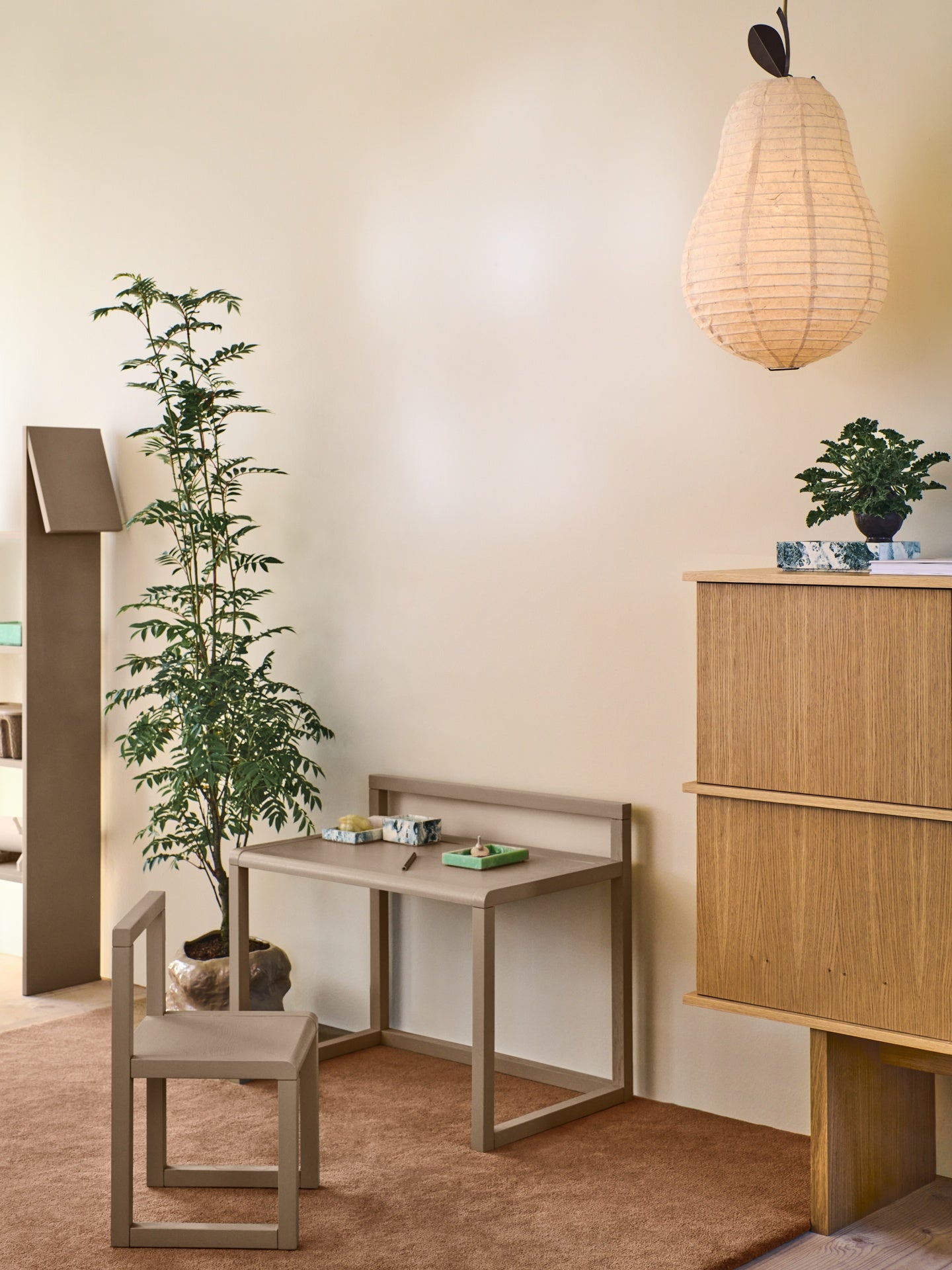 Children's desk LITTLE ARCHITECT beige
