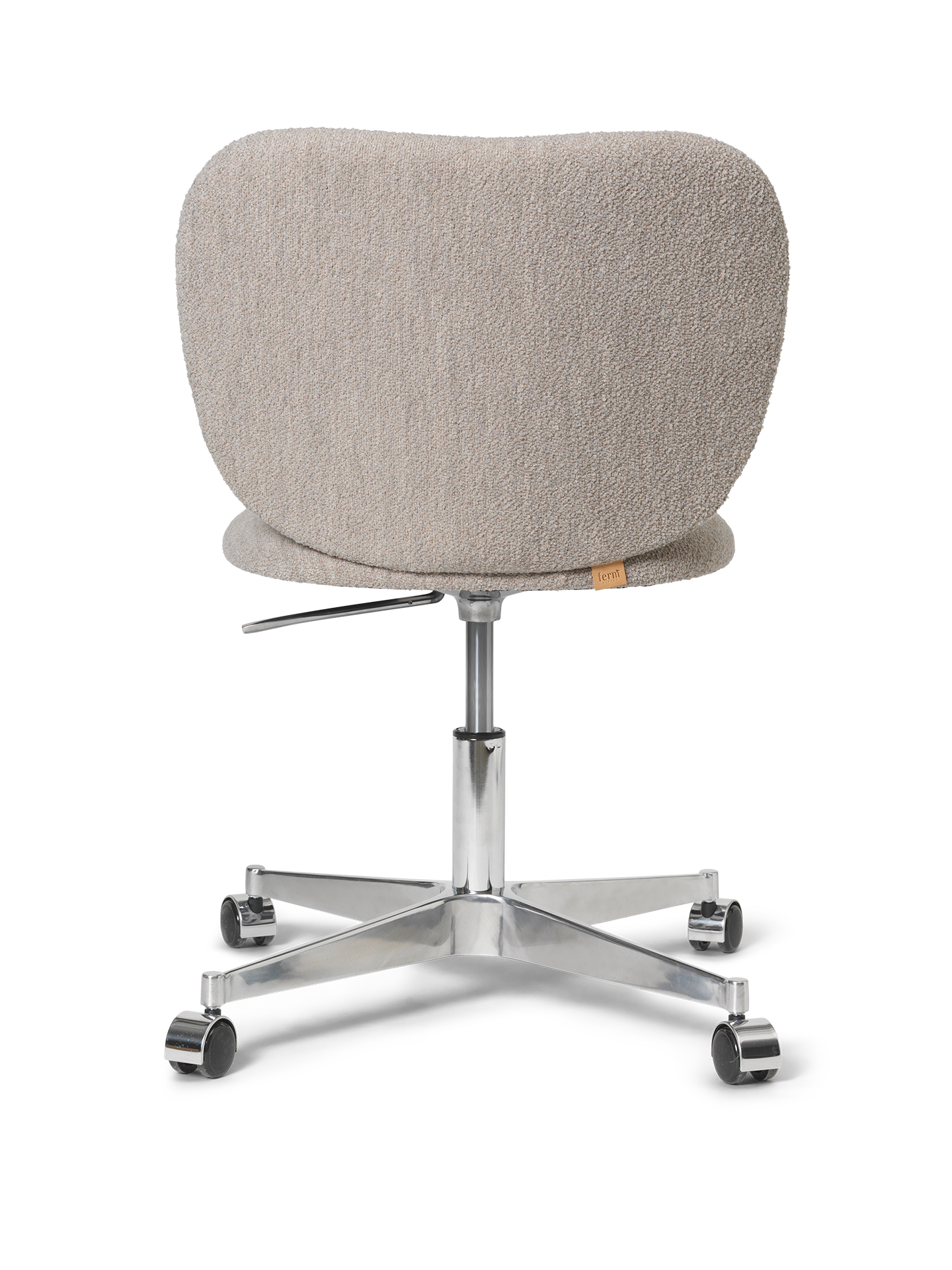 Rico Soft Bouclé Beige Office Stuhl