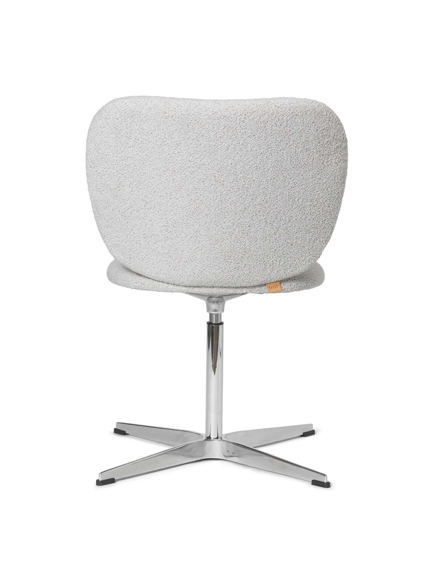 Rico Soft Bouclé Rotary Stuhl gebrochen weiß gebrochen